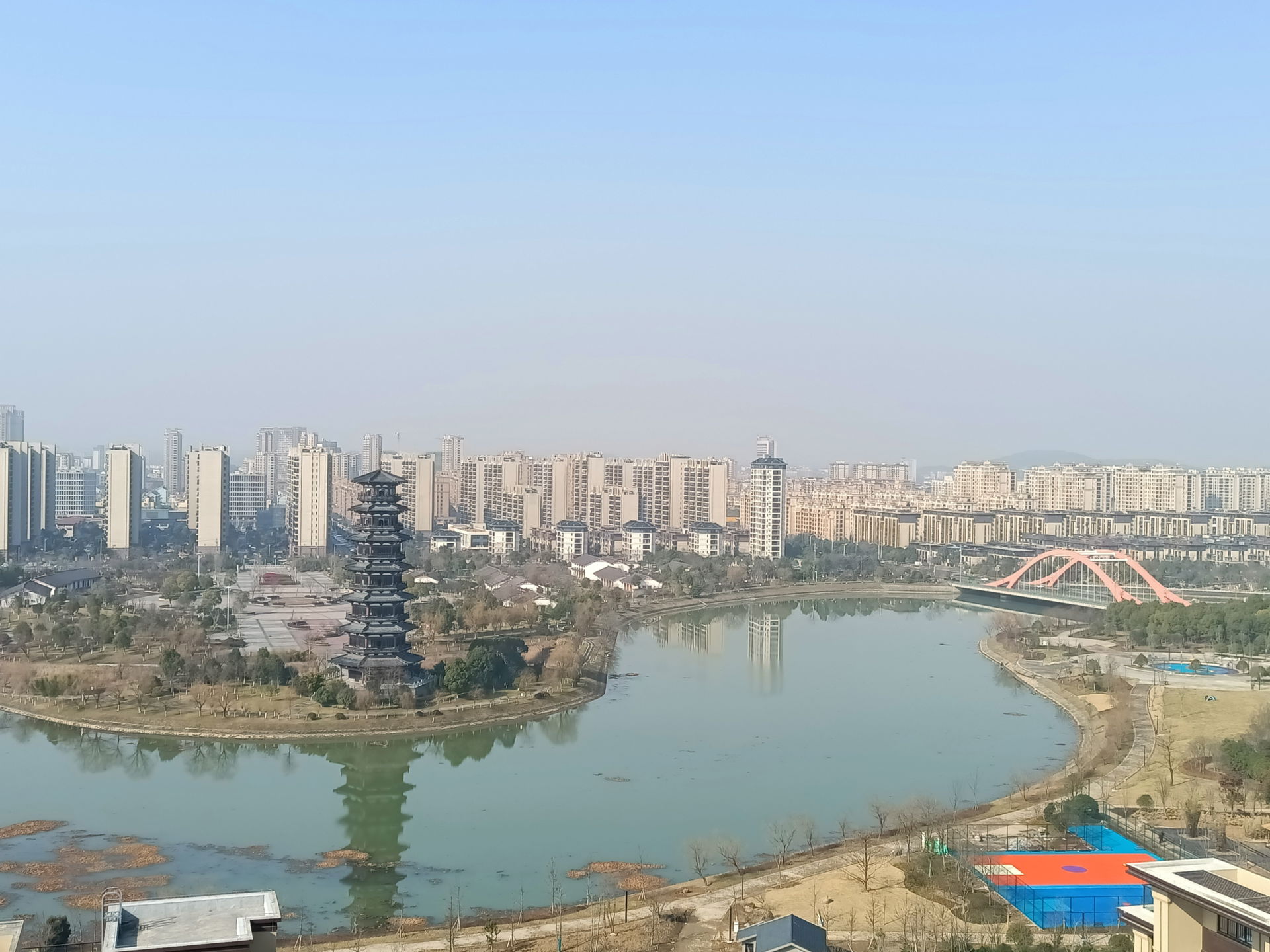 广德市的天际线