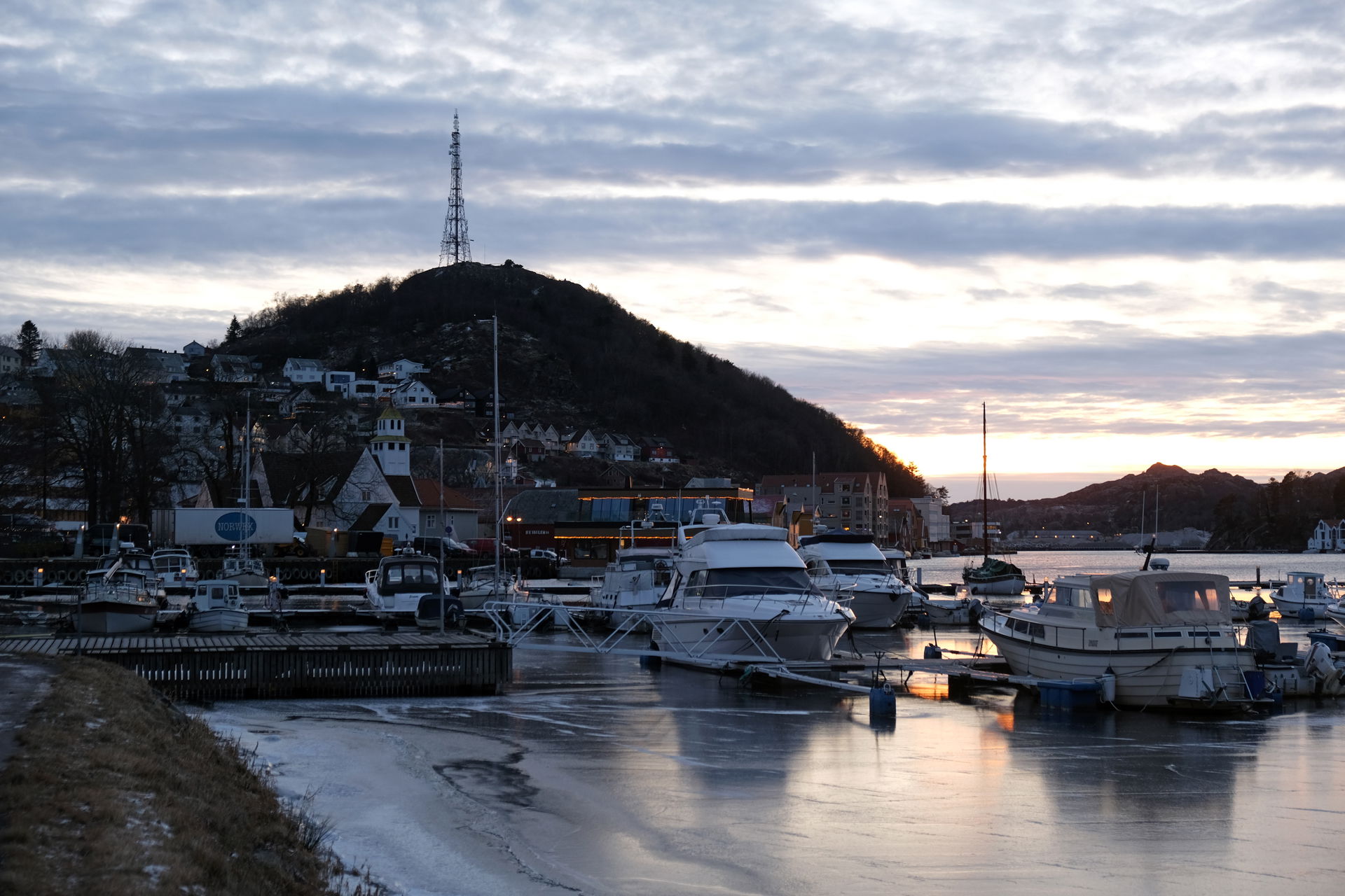 Egersund harbour, Norway.