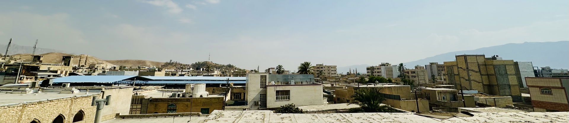 View of East of Kazerun city (Iran)