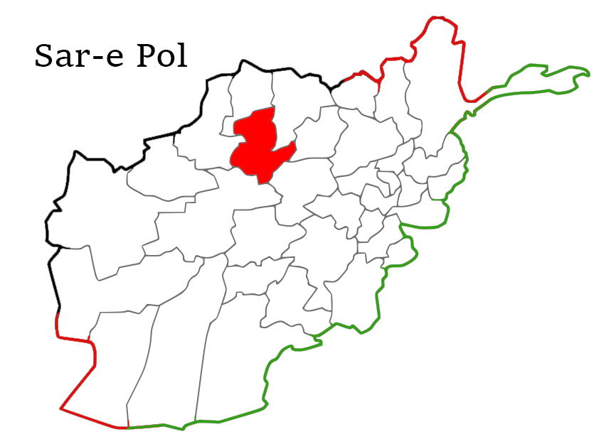 Map of Sar-e Pol Province