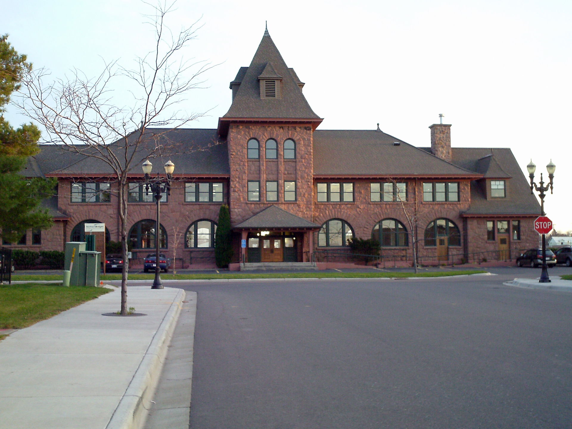 Soo Line Depot building in Ashland, Wisconsin, United States.