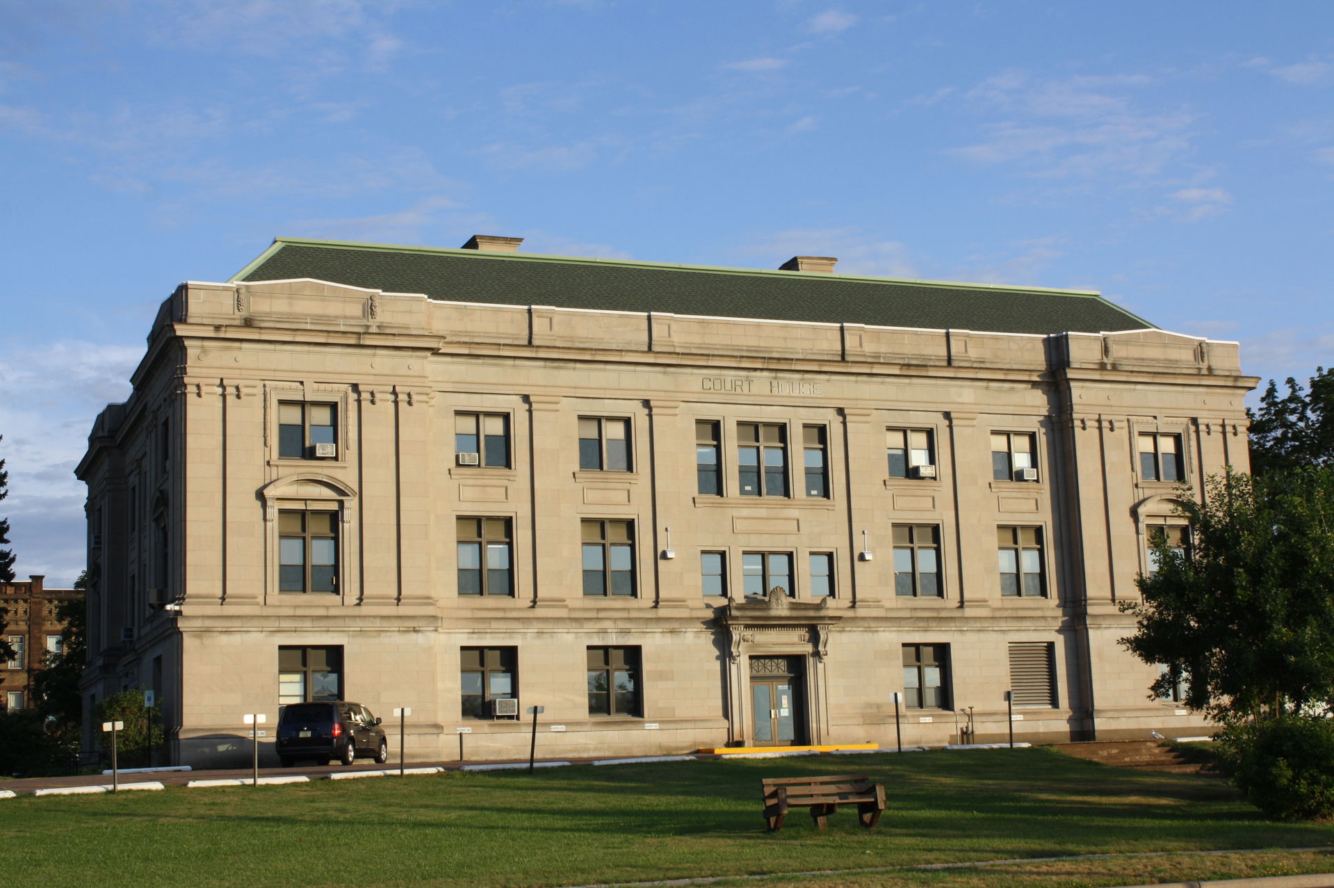 The Ashland County Courthouse, listed on the National Register …