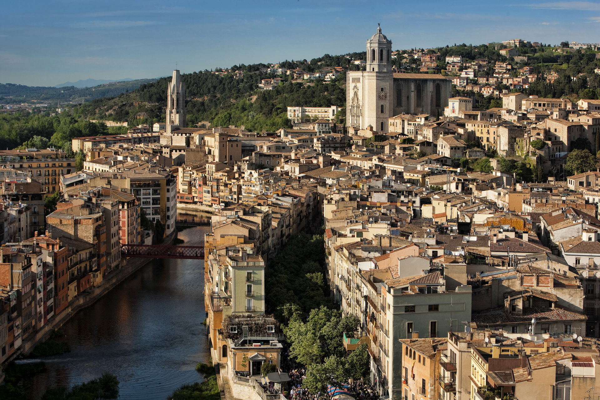General view of the city of Girona, Catalonia, Spain