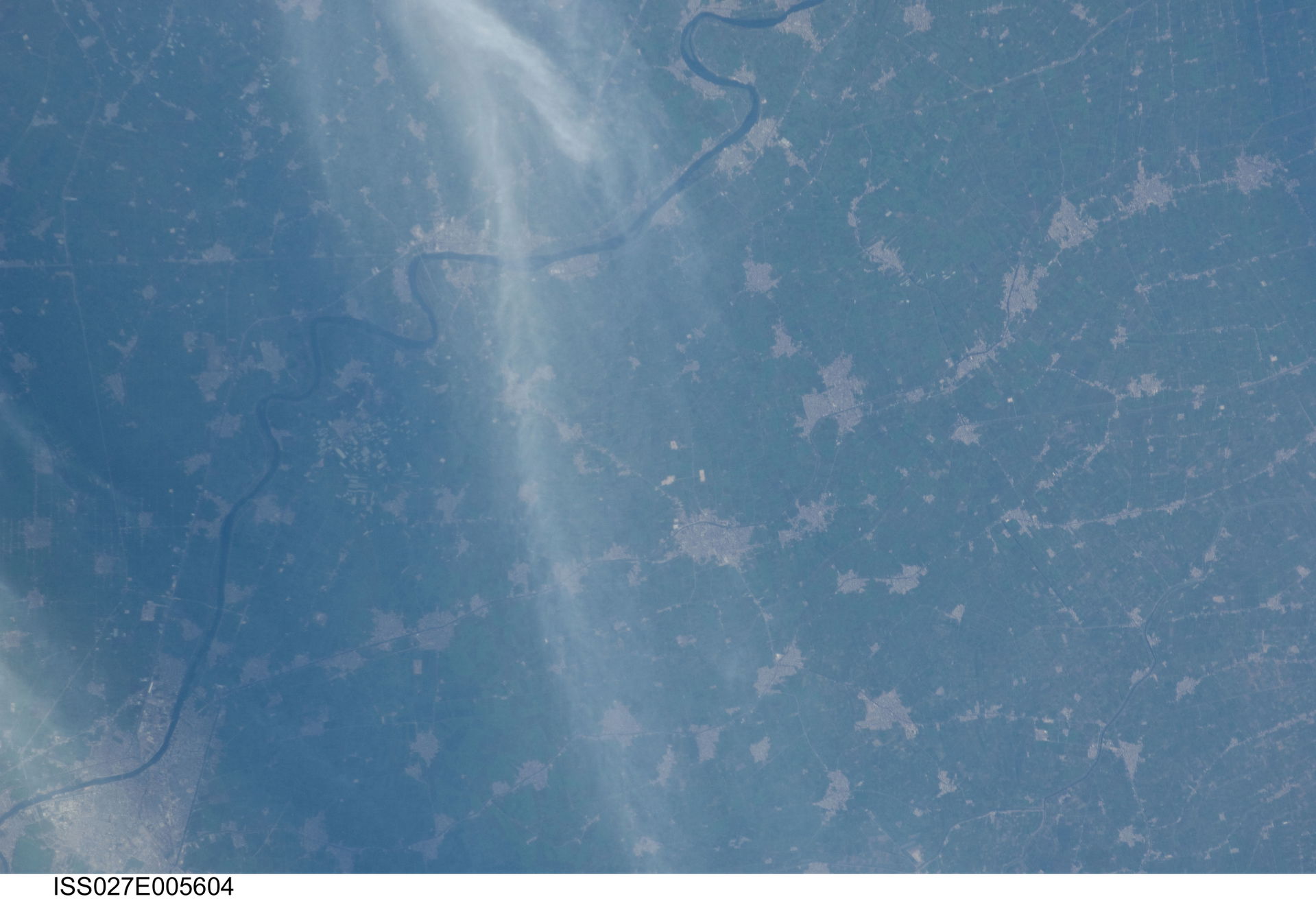 View of Egypt taken during ISS Expedition 27.