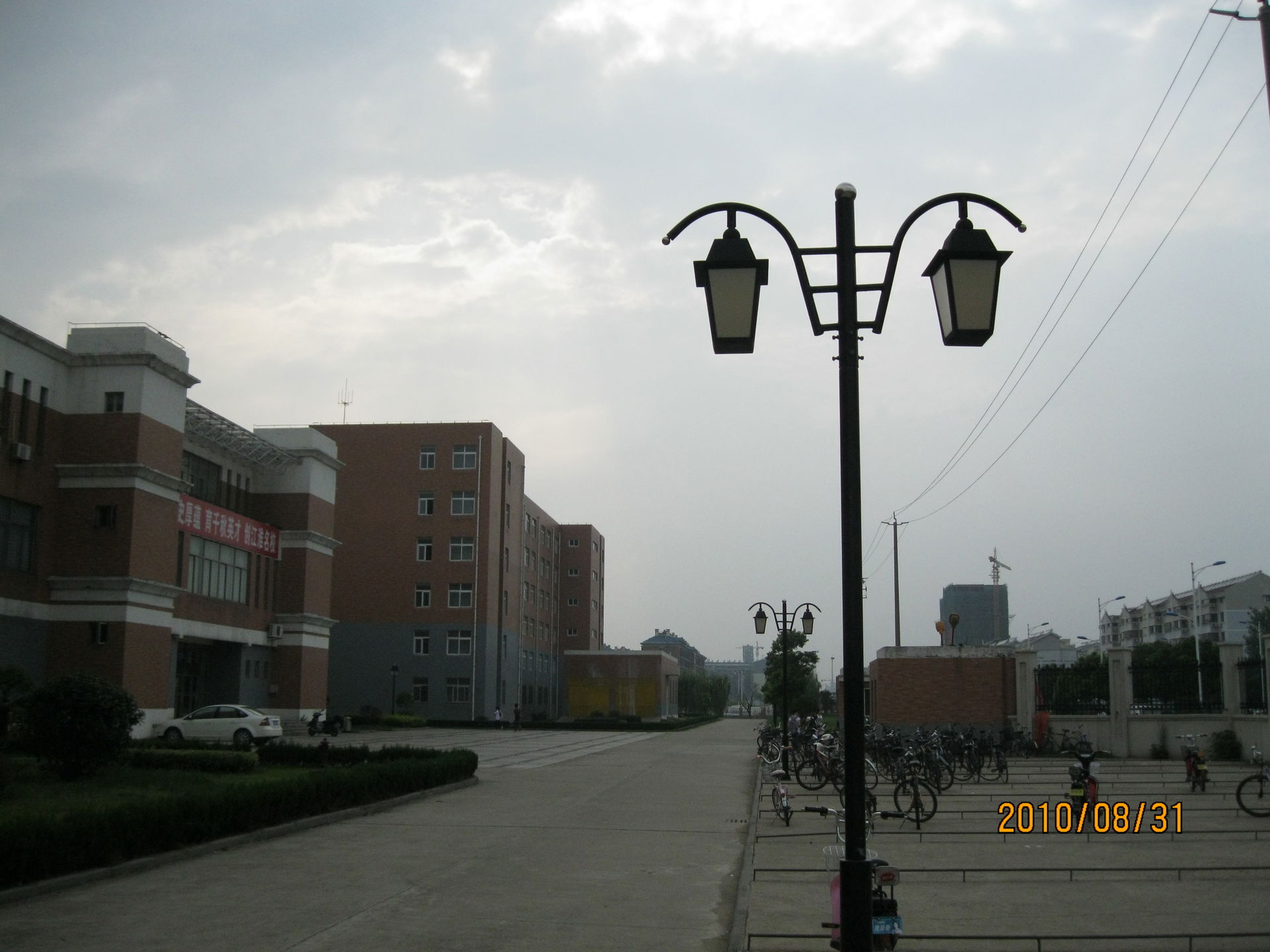 天中北门 路灯
