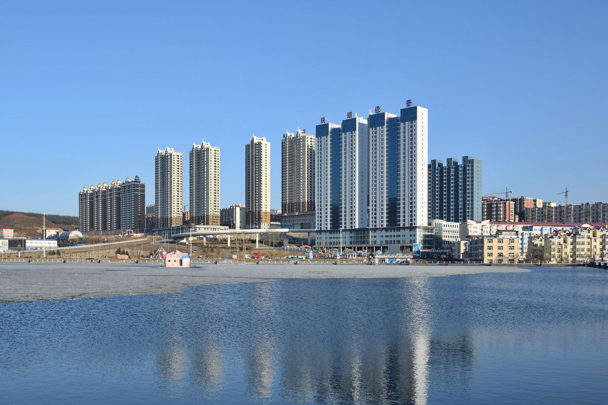 Beihai Park, downtown Suifenhe