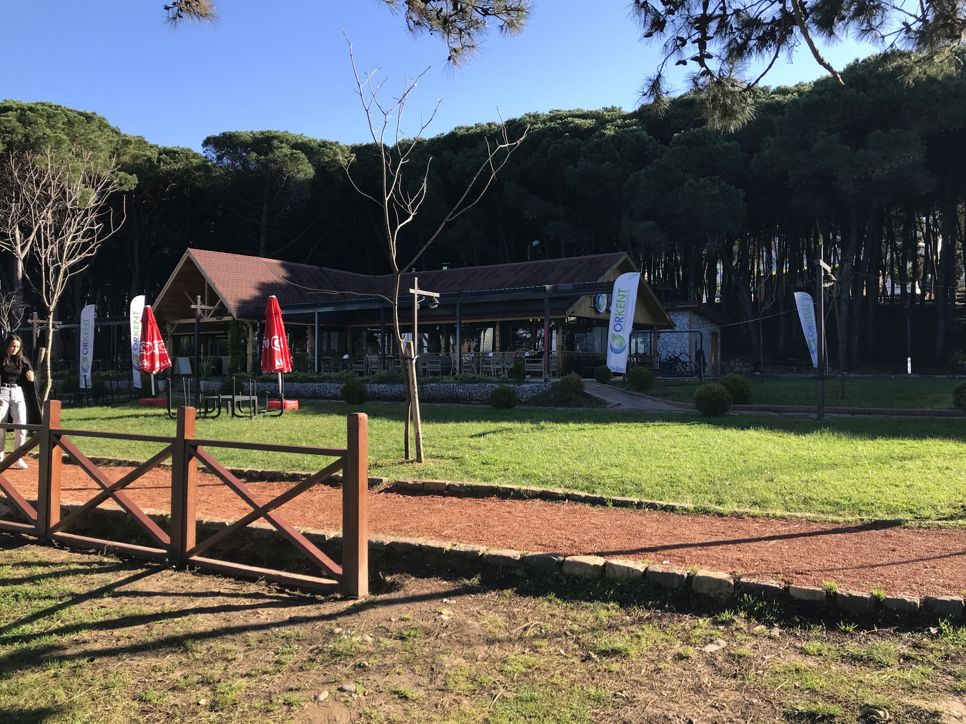 View of the restaurant at Ünye, Çamlık,