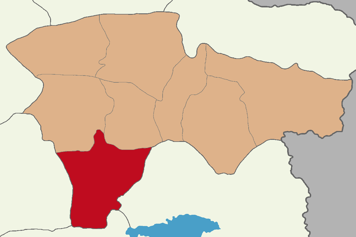 Patnos ilçesinin konumu