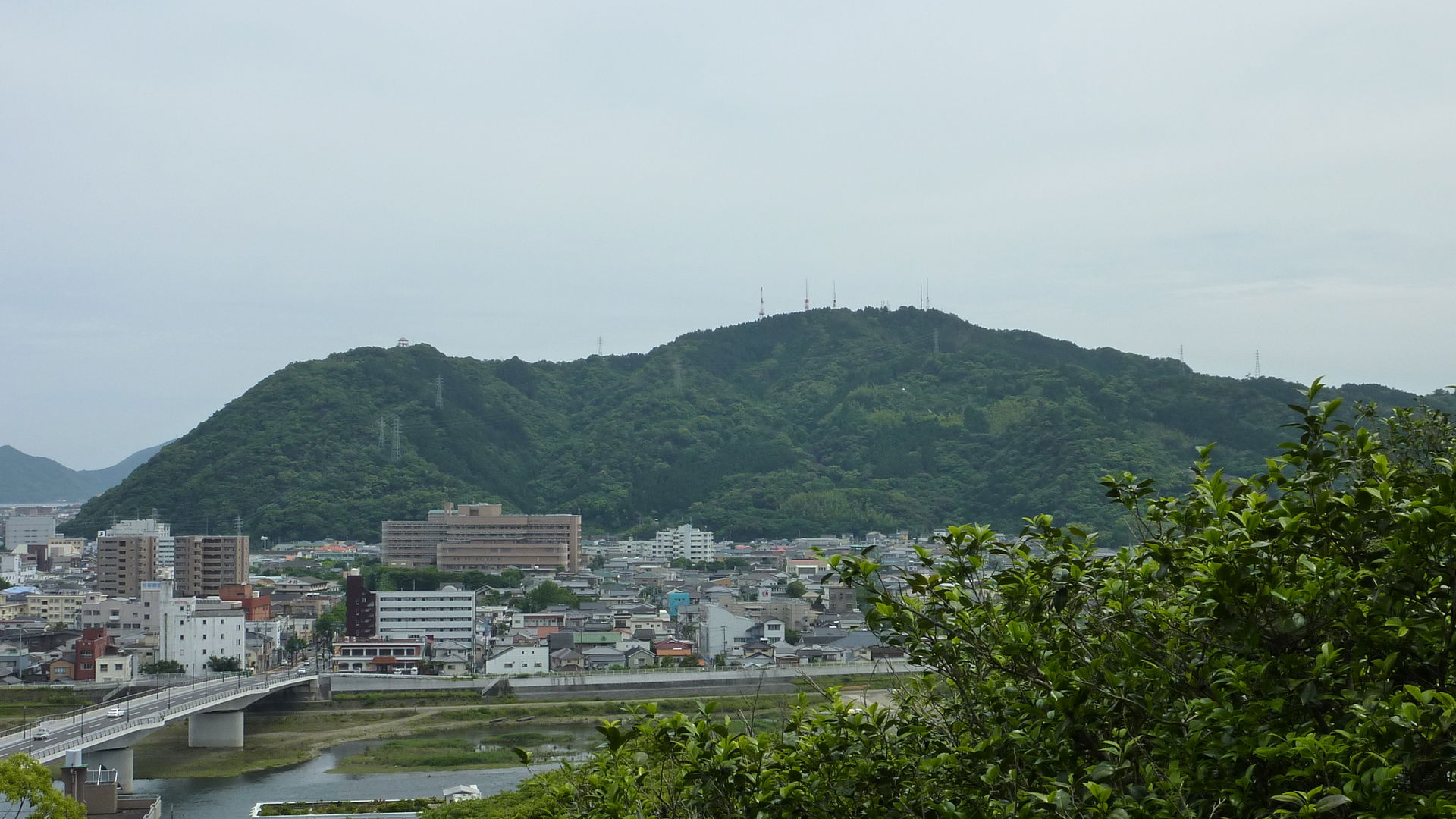 Mt.Atago from Former Nobeoka Castle (Nobeoka City, Miyazaki, Ja…