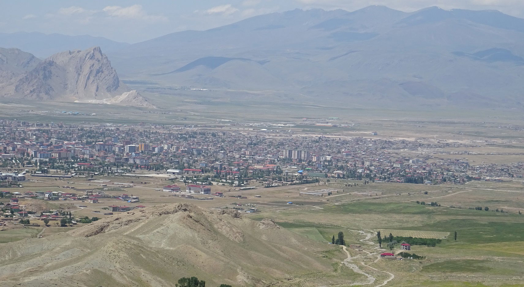 A view of Doğubayazıt from Ishak Pasha Palace