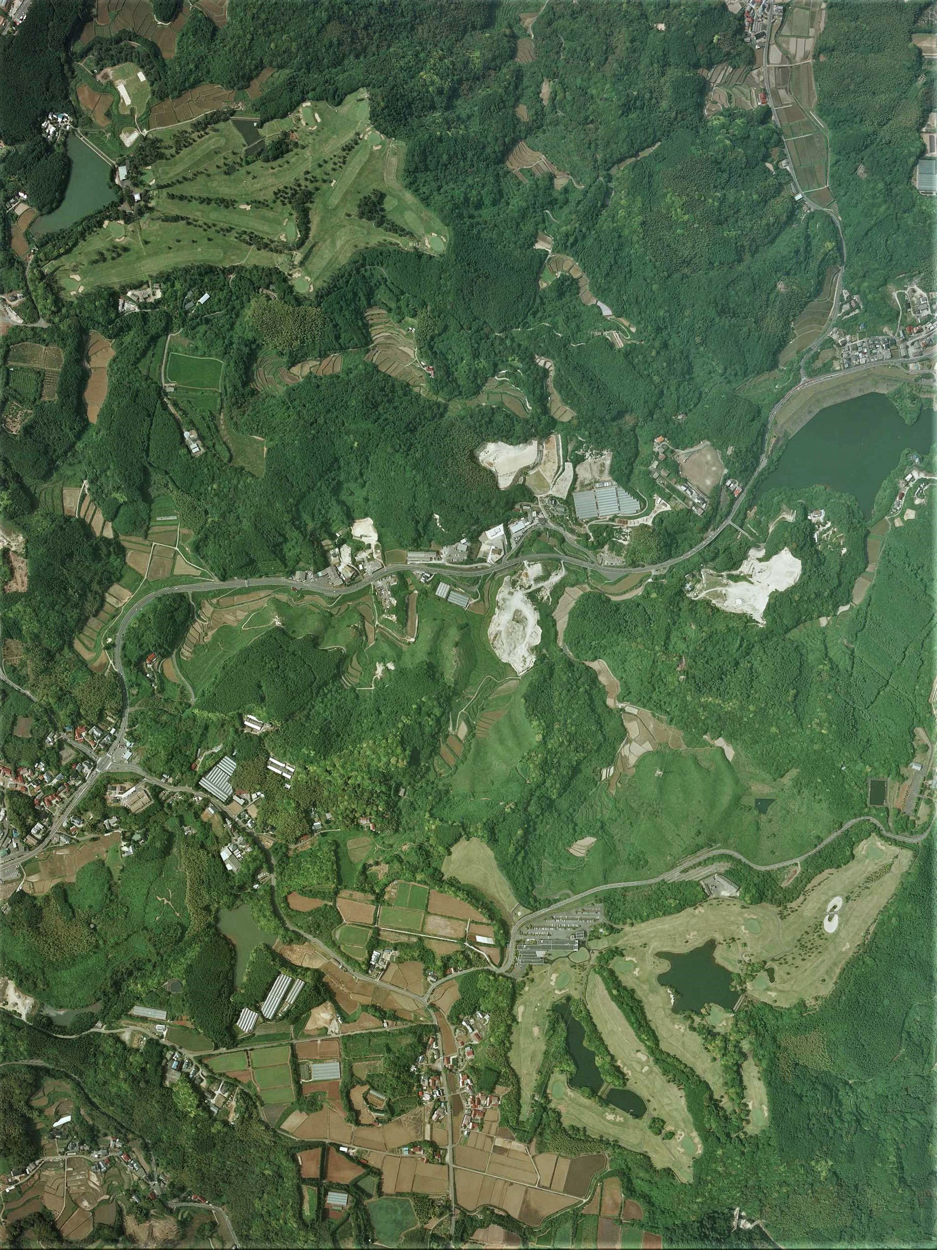 Karatsu Golf Club, Karatsu Saga Aerial photograph.2013