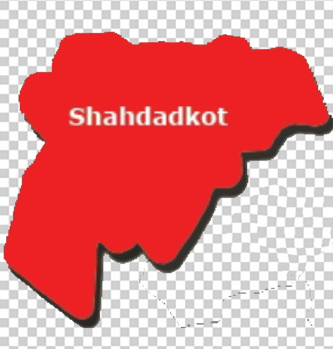 شھدادڪوٽ تعلقي جي نقشو