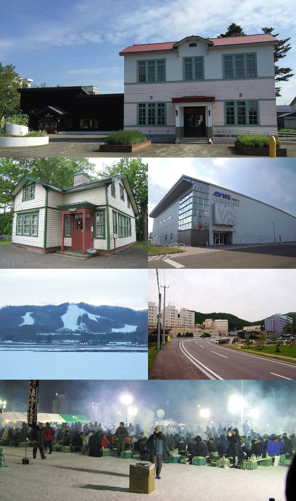北海道北見市のモンタージュ。