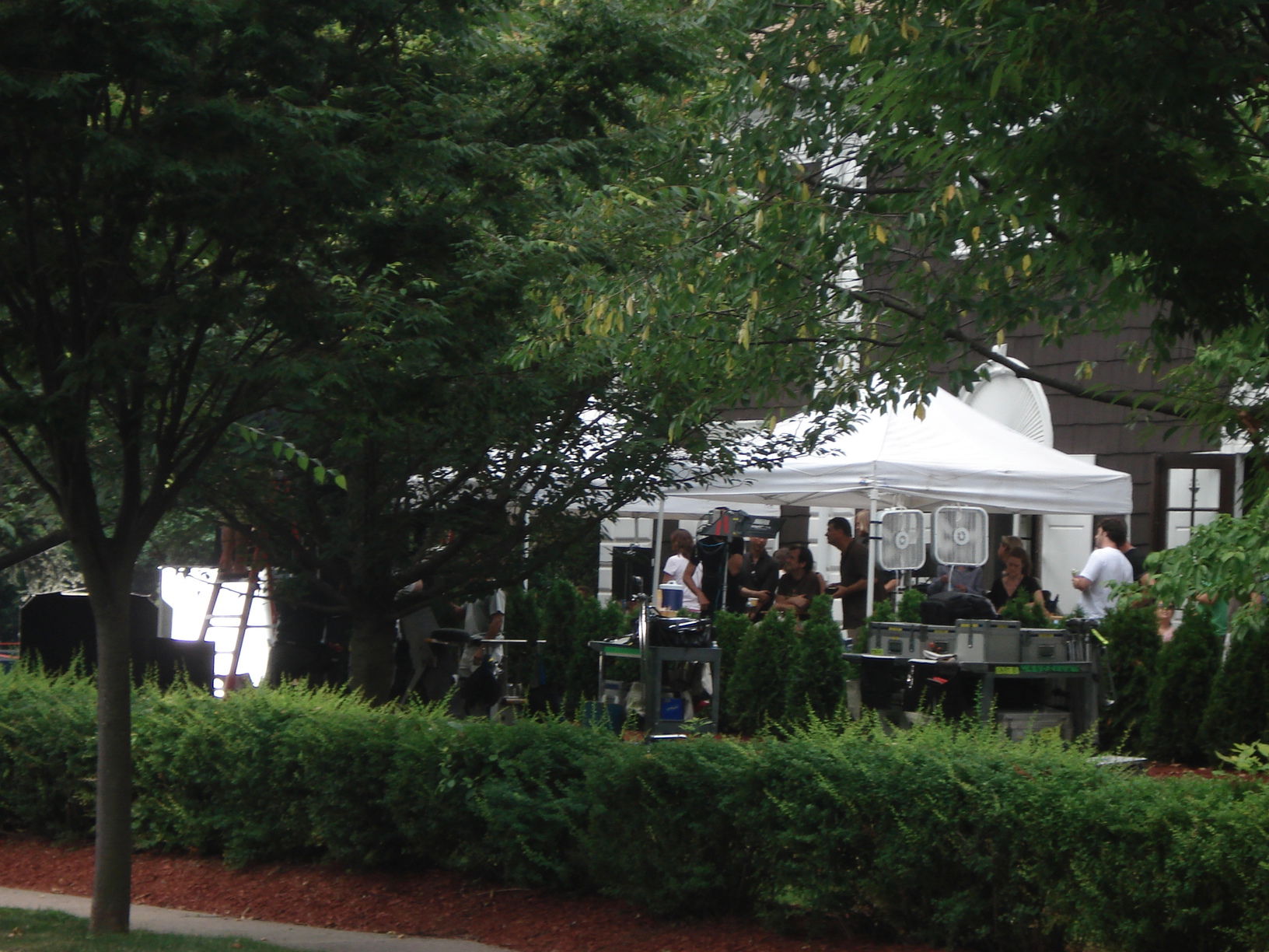 Movie being filmed in Upper Montclair