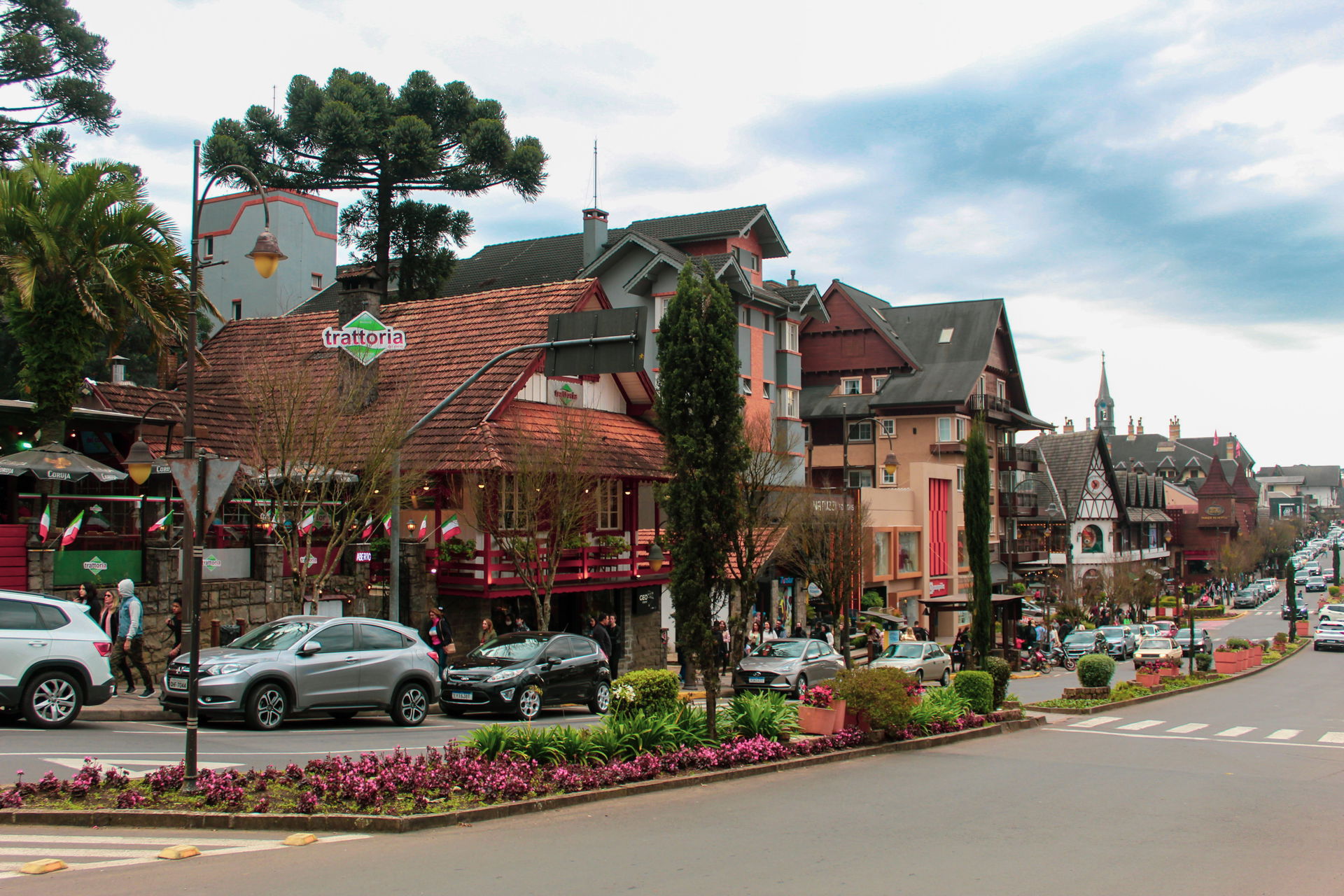 Vista de Gramado (Rio Grande do Sul) em Julho de 2022
