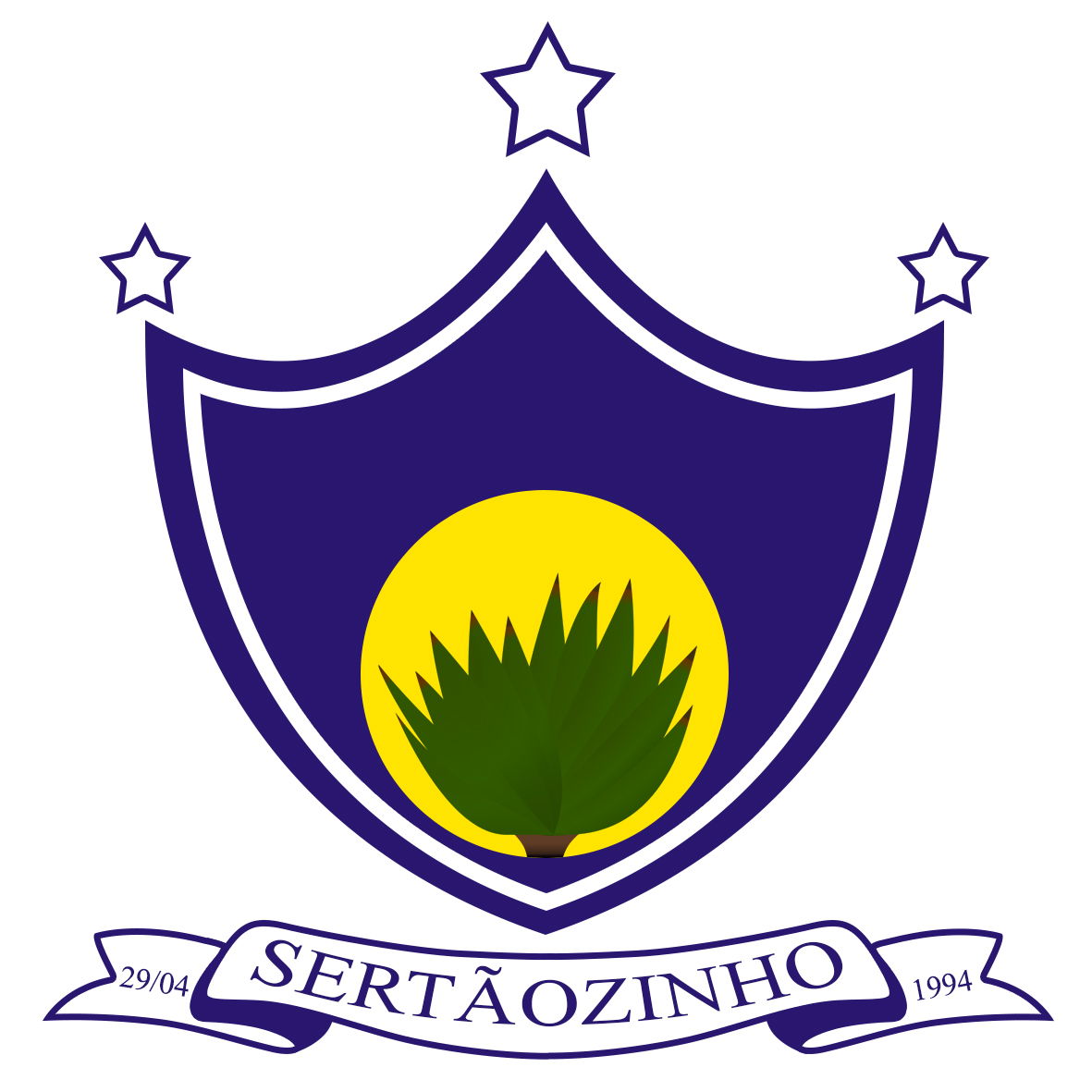 Brasão do Município de Sertãozinho no estado da Paraíba.