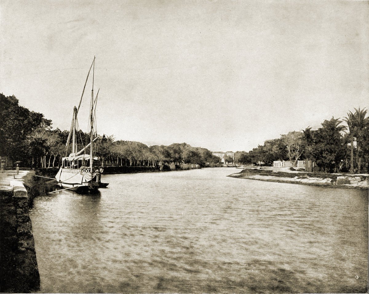 Mahmoudiyah Canal, Egypt in 1892. "THE MAHMUDIYAH CANAL, EGYPT …