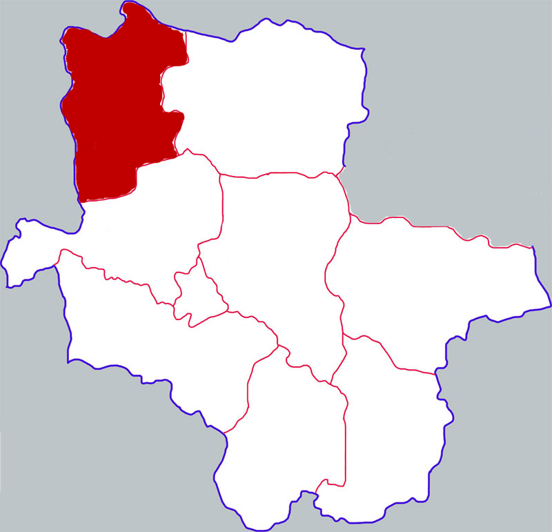 Location of Fugou (扶沟) county in Zhoukou city, Henan, China