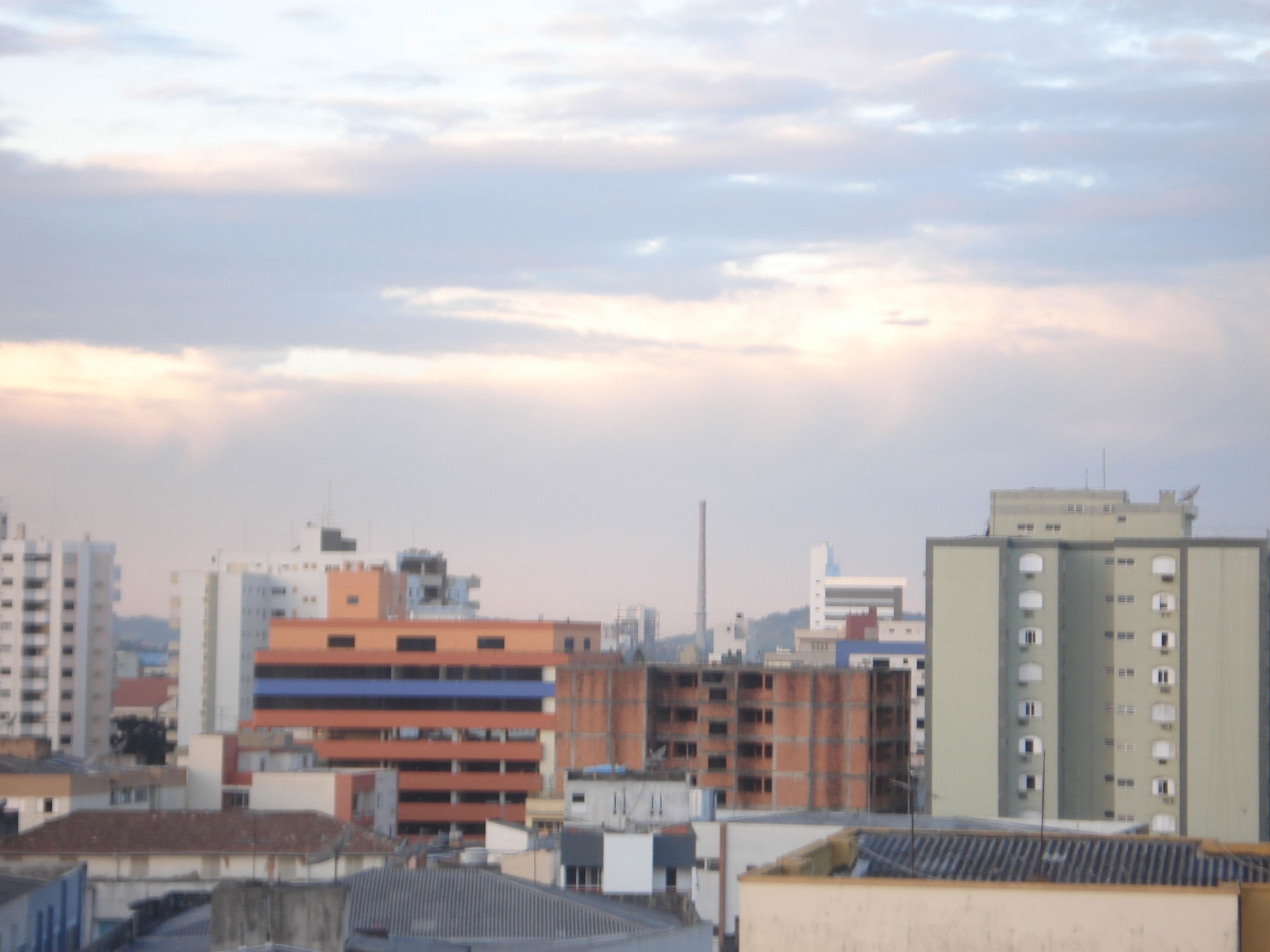 city of Tubarão as seen from west downtown