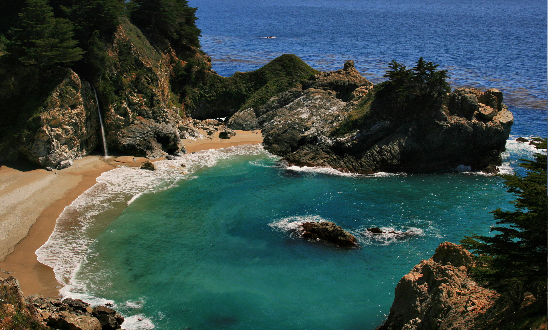 McWay Cove at Julia Pfeiffer Burns State Park