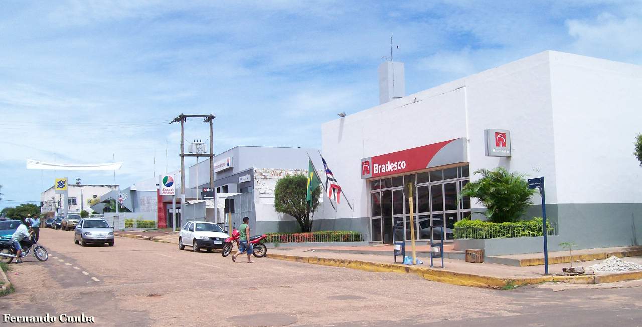 Centro comercial e bancário. Açailândia Maranhão.