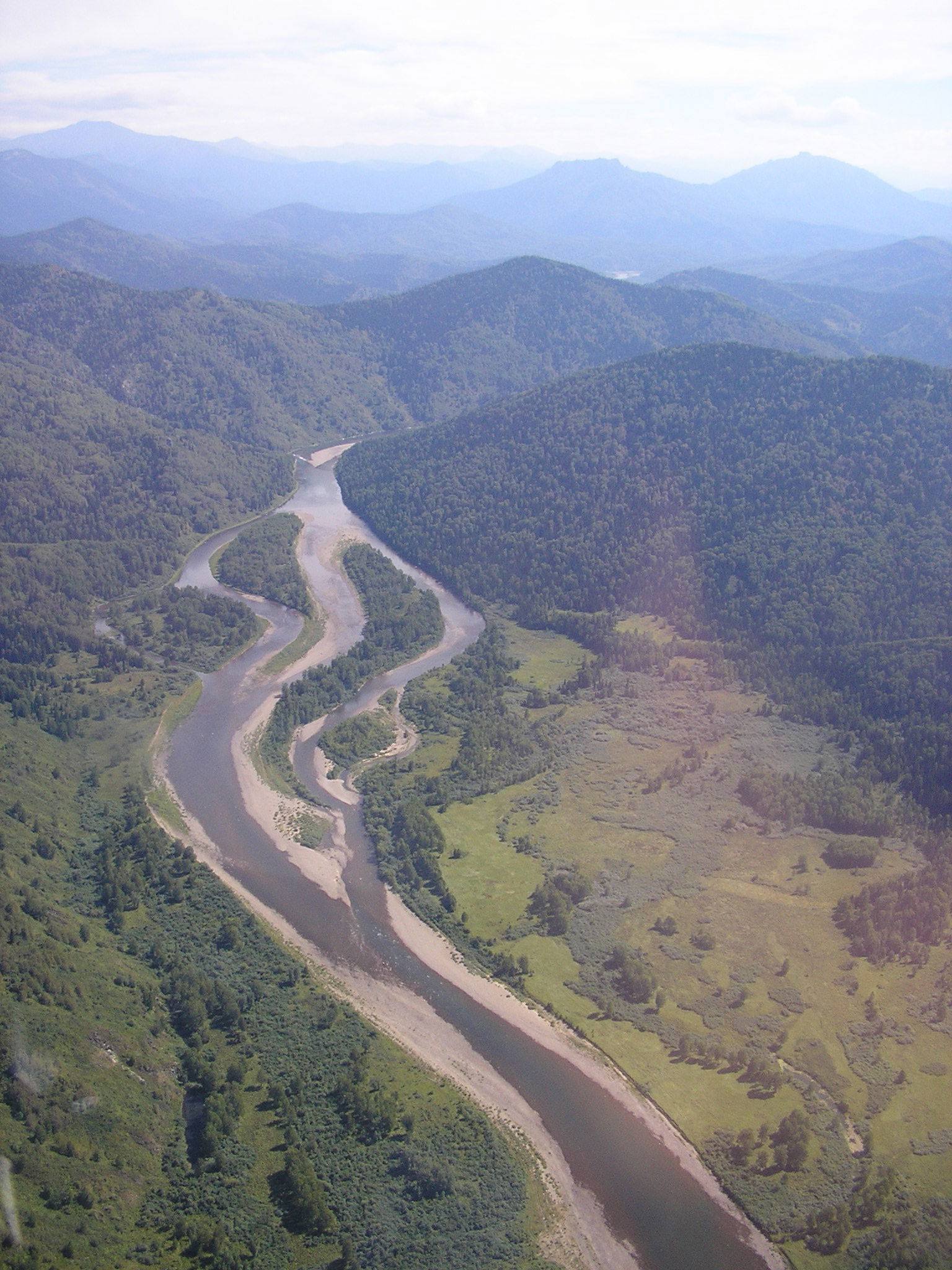 Uba River. Kazakhstan.