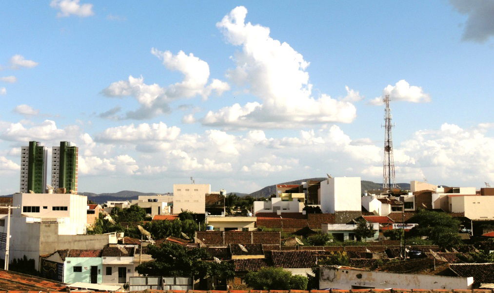 Vista do Bairro Nova Santa Cruz em Santa cruz do Capibaribe.