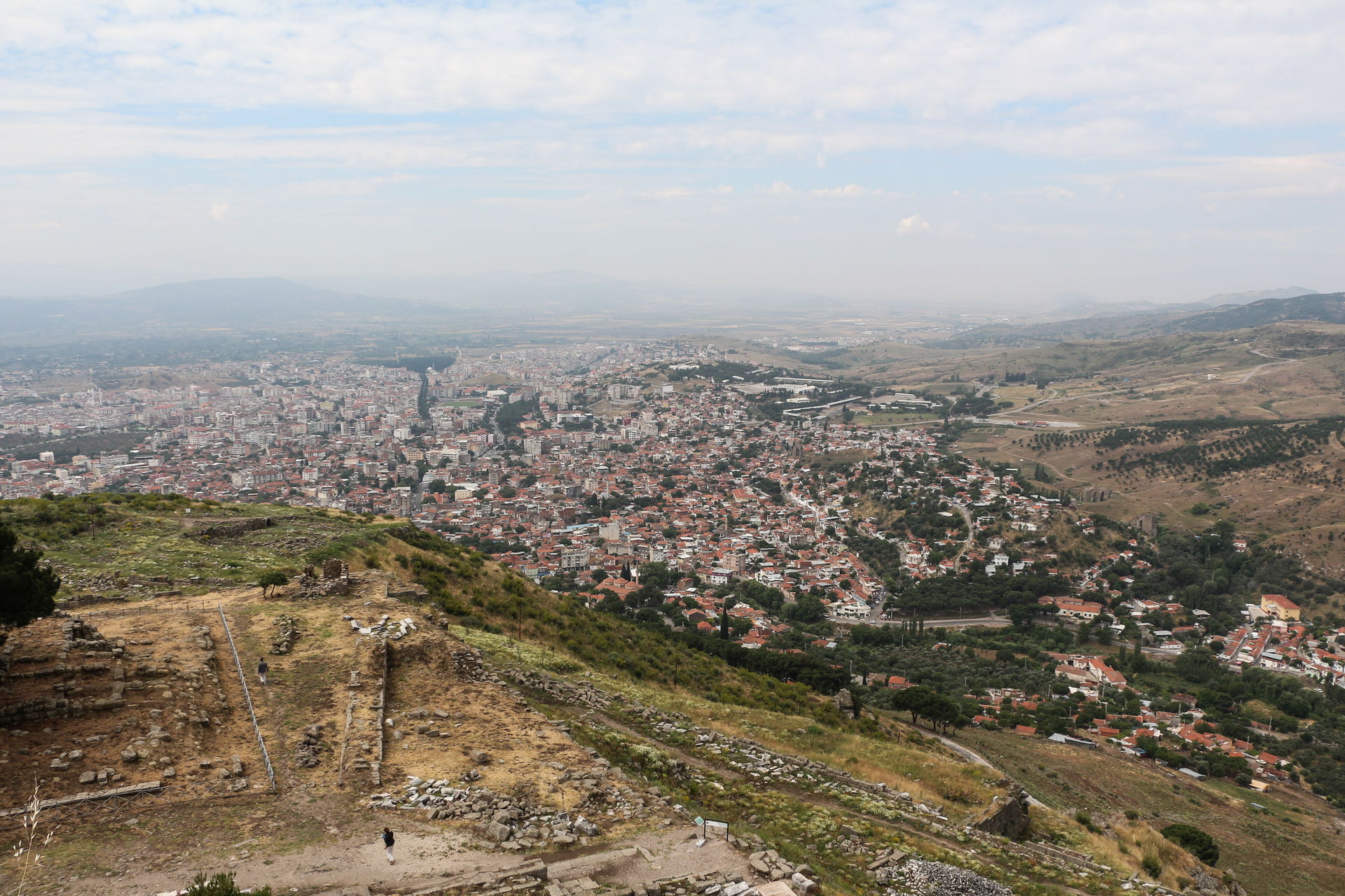 View of Bergama, Turkey