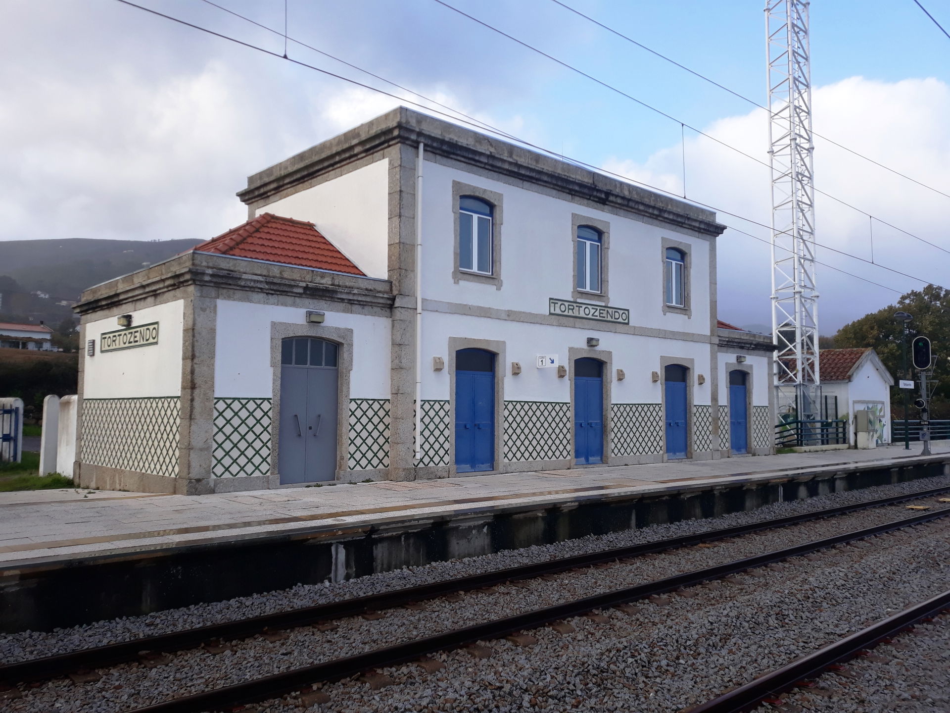 Estação Ferroviária de Tortosendo, Linha da Beira Baixa, Portug…