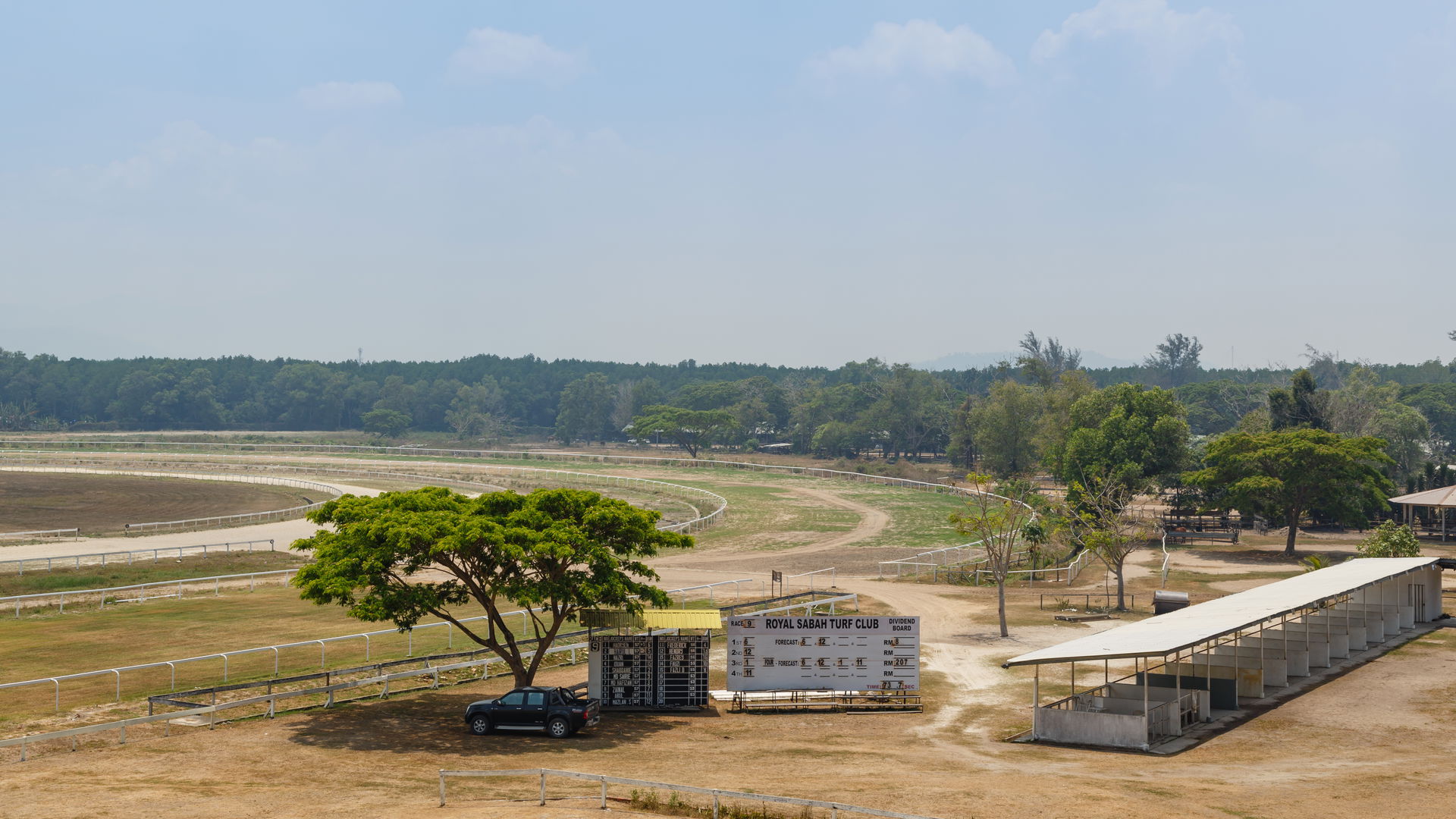 Tuaran, Sabah: Jockey board and Dividend board of "Tambalang Ra…