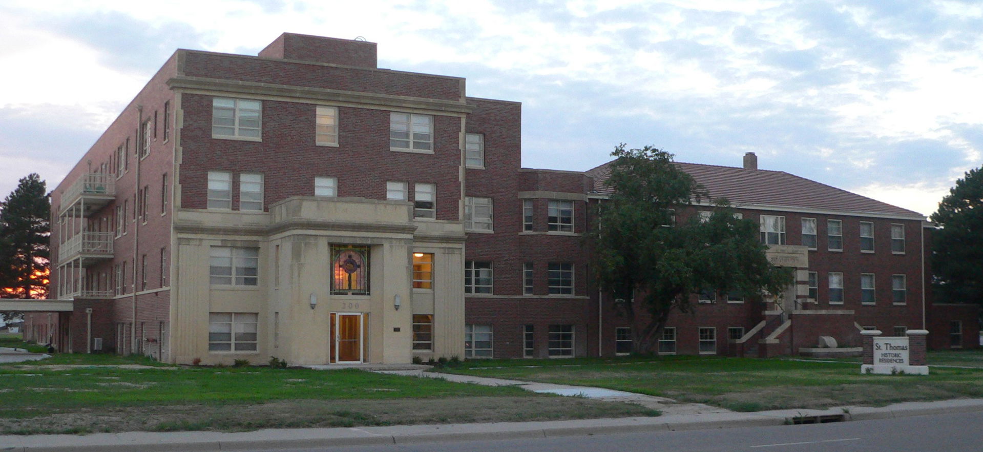 St. Thomas Hospital, now St. Thomas Historic Residences, on Ran…