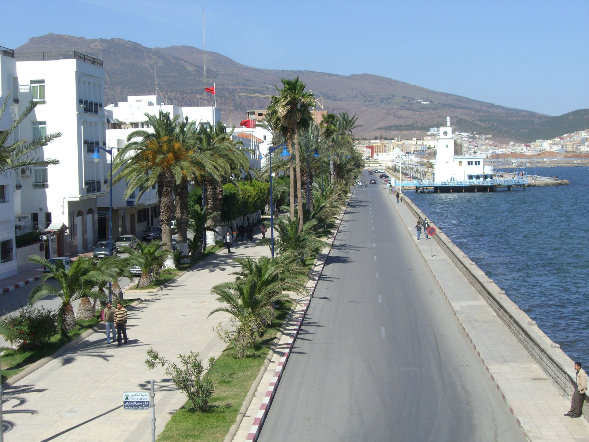 Nador seafront in 2007. Taken from now demolished Rif hotel