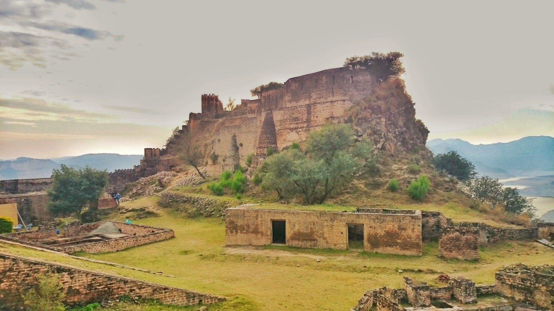 This is a photo of a monument in Pakistan identified as the