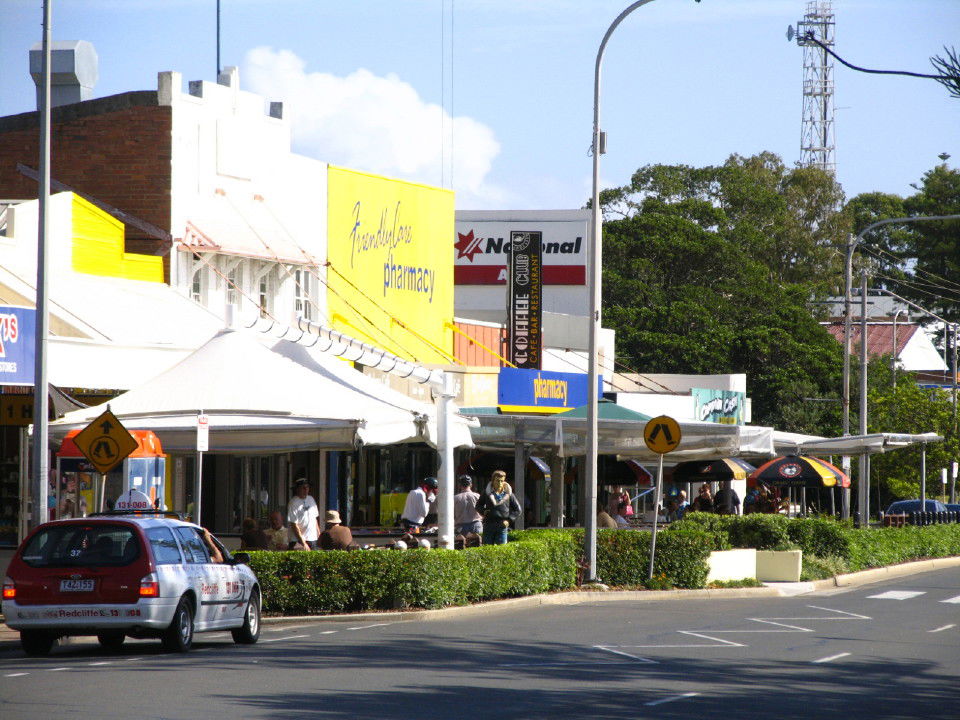 Redcliffe Central Business District on Redcliffe Parade, Queens…