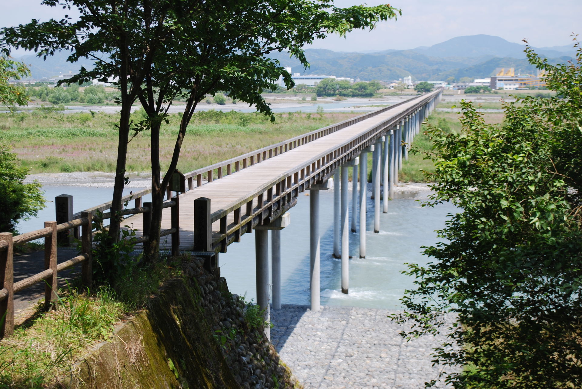 Horai-bridge,Oi-river,Shimada-city,Japan