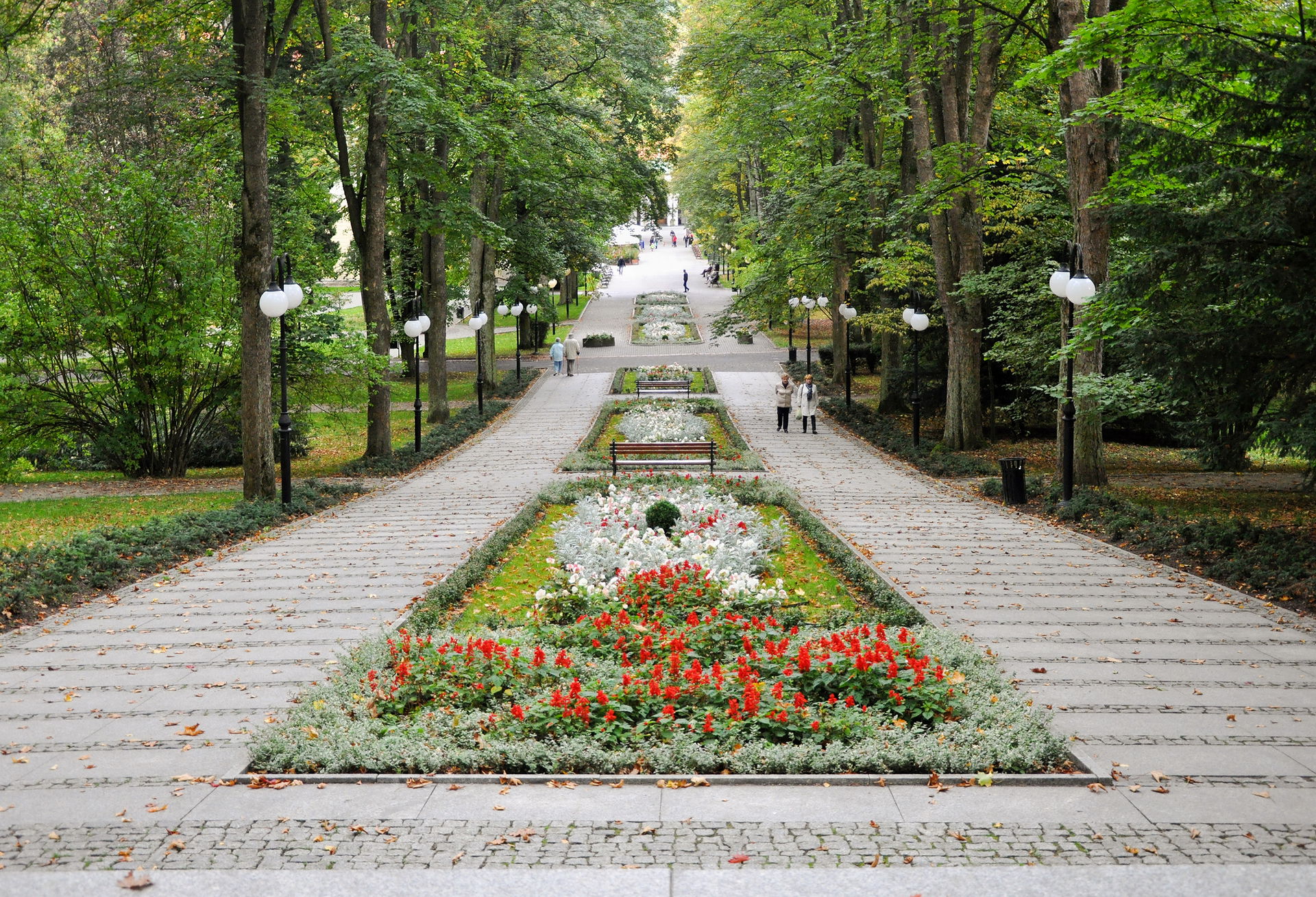 Spa park in Polanica-Zdrój