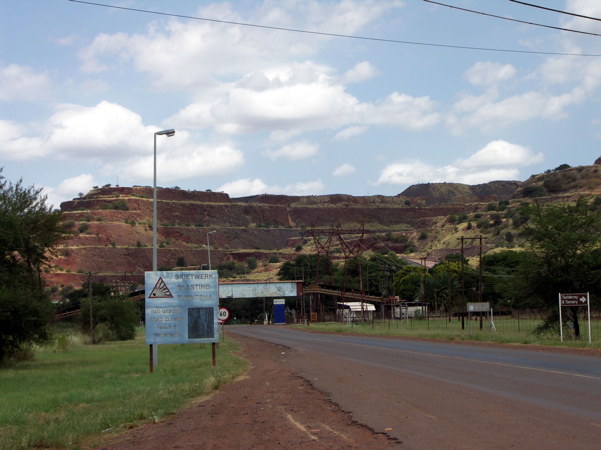 Iron ore mining at Thabazimbi, Limpopo, South Africa