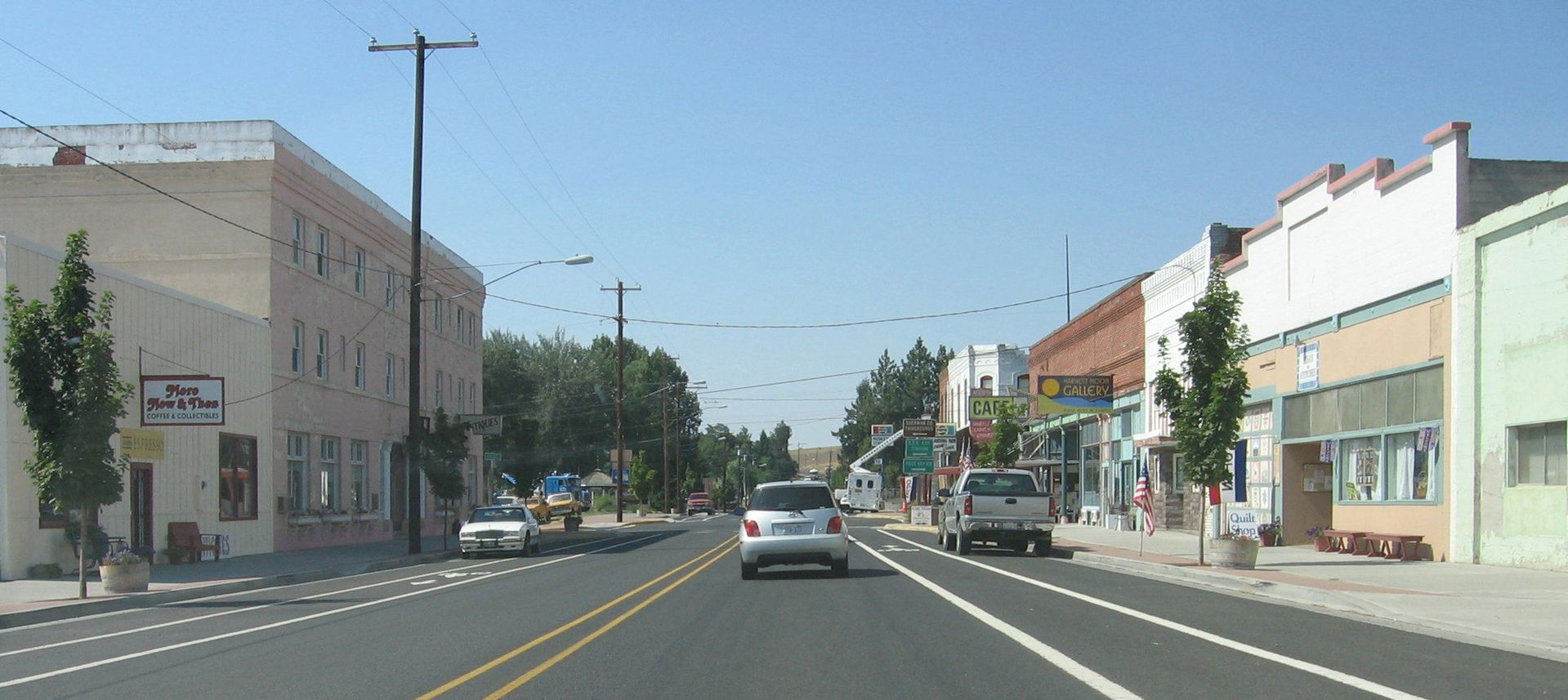 The main street of Moro, Oregon. Taken while driving down US 9…