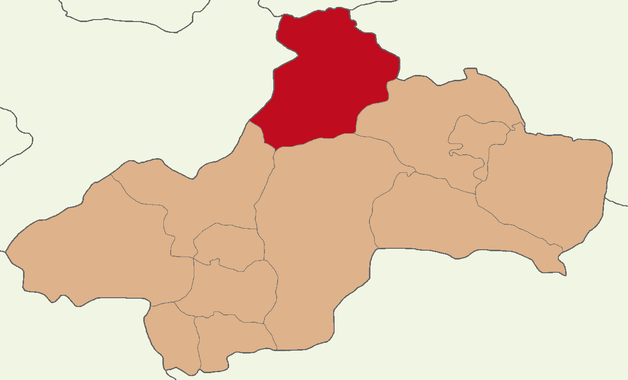 Erbaa ilçesinin konumu