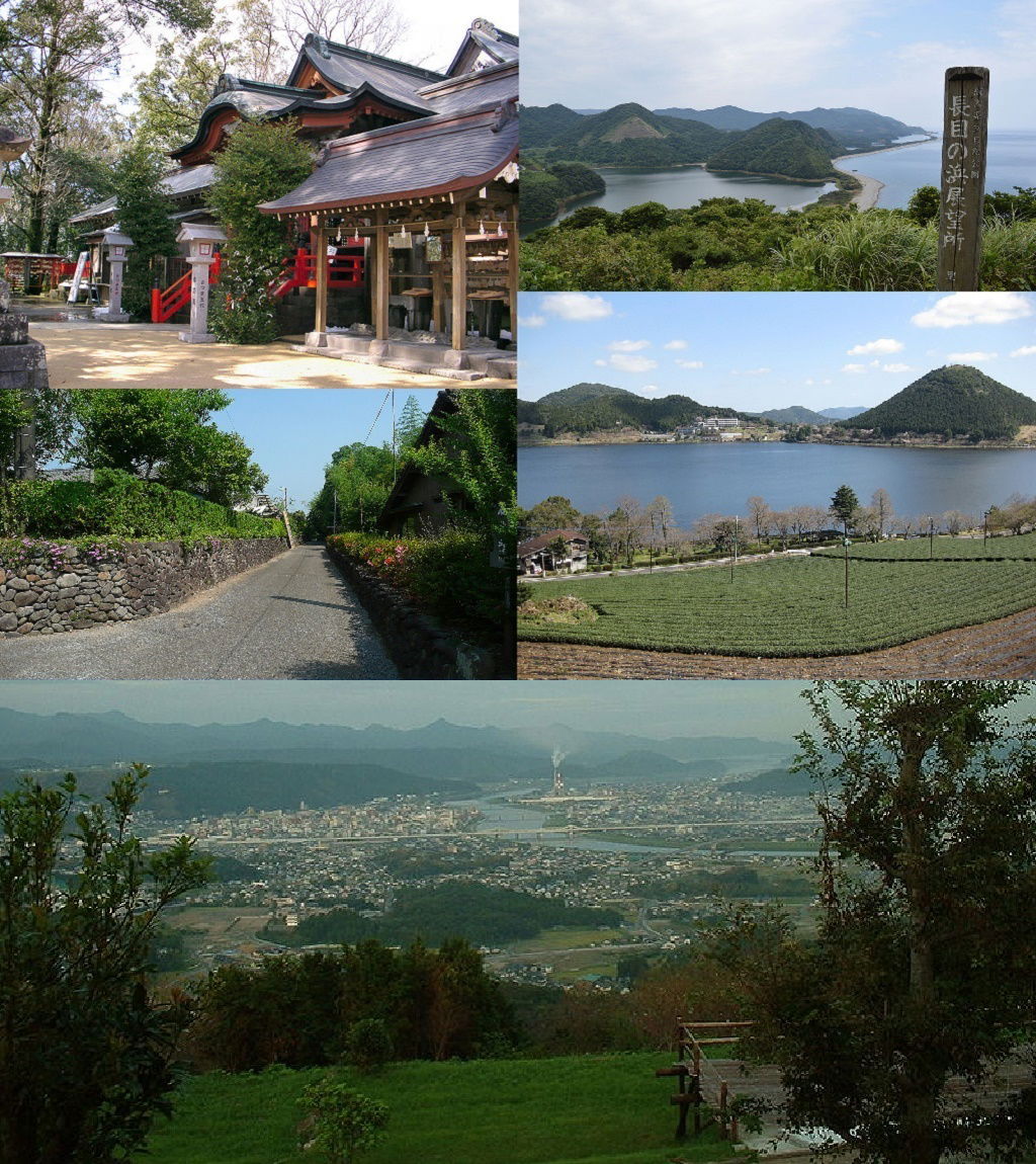 鹿児島県薩摩川内市のモンタージュ画像。
