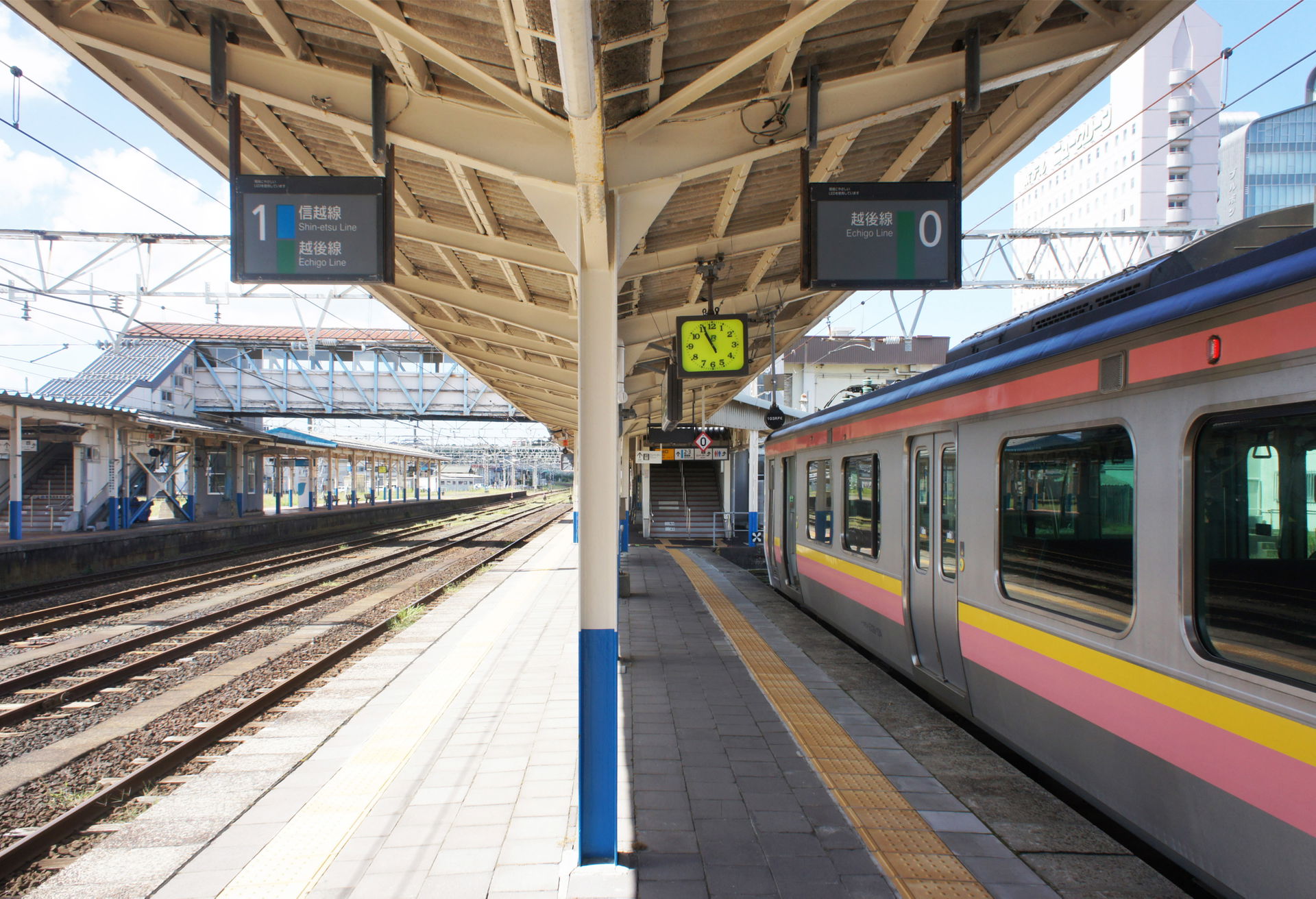 Platform 0・1 of JR Shin-etsu Line/Echigo Line Kashiwazaki Stati…