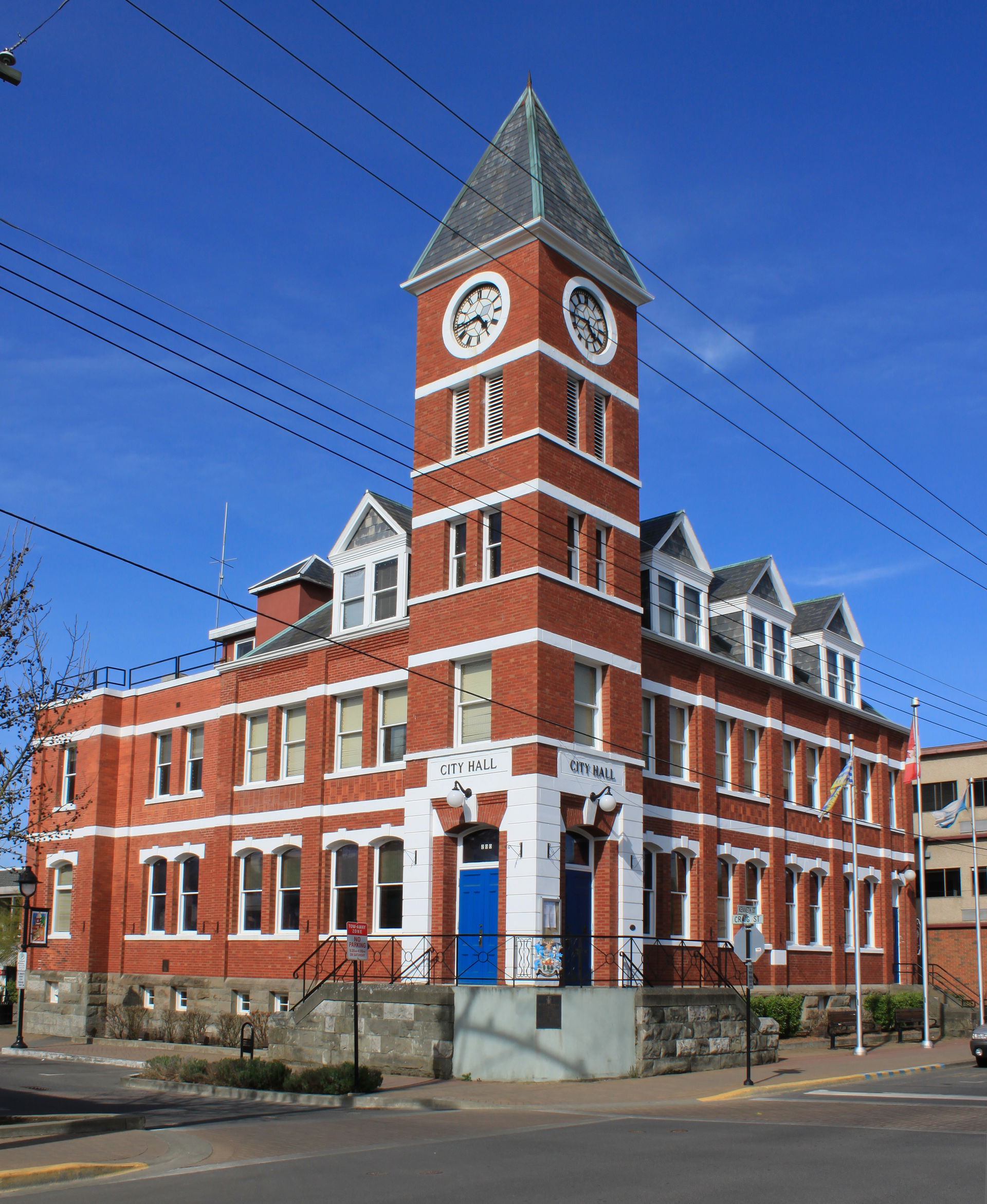Duncan City Hall, British Columbia, Canada.
