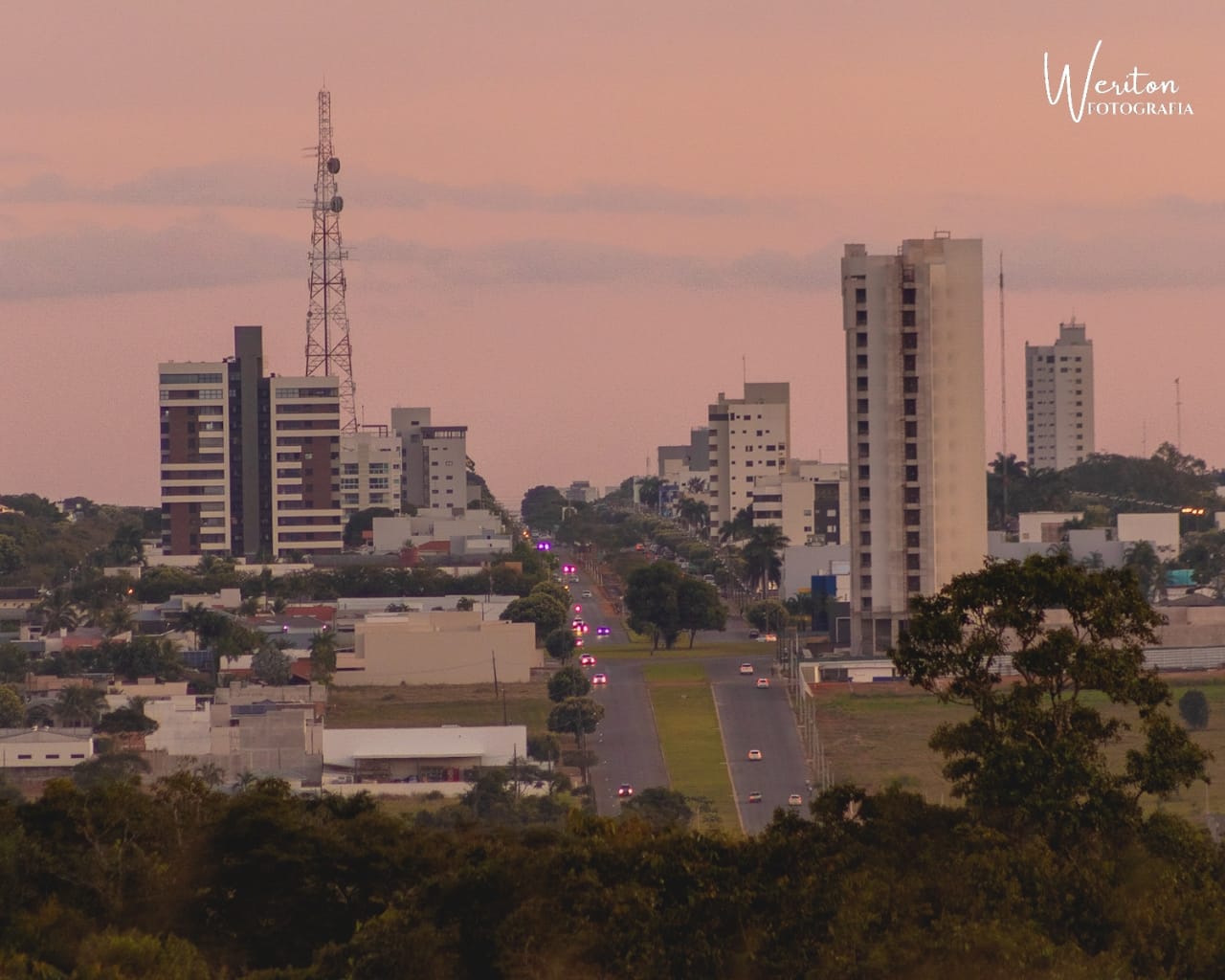 Foto da cidade de Sorriso, Mato Grosso.