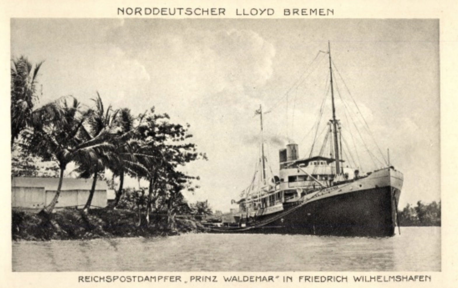 Friedrich Wilhelmshafen (Madang) - Postkartenmotiv