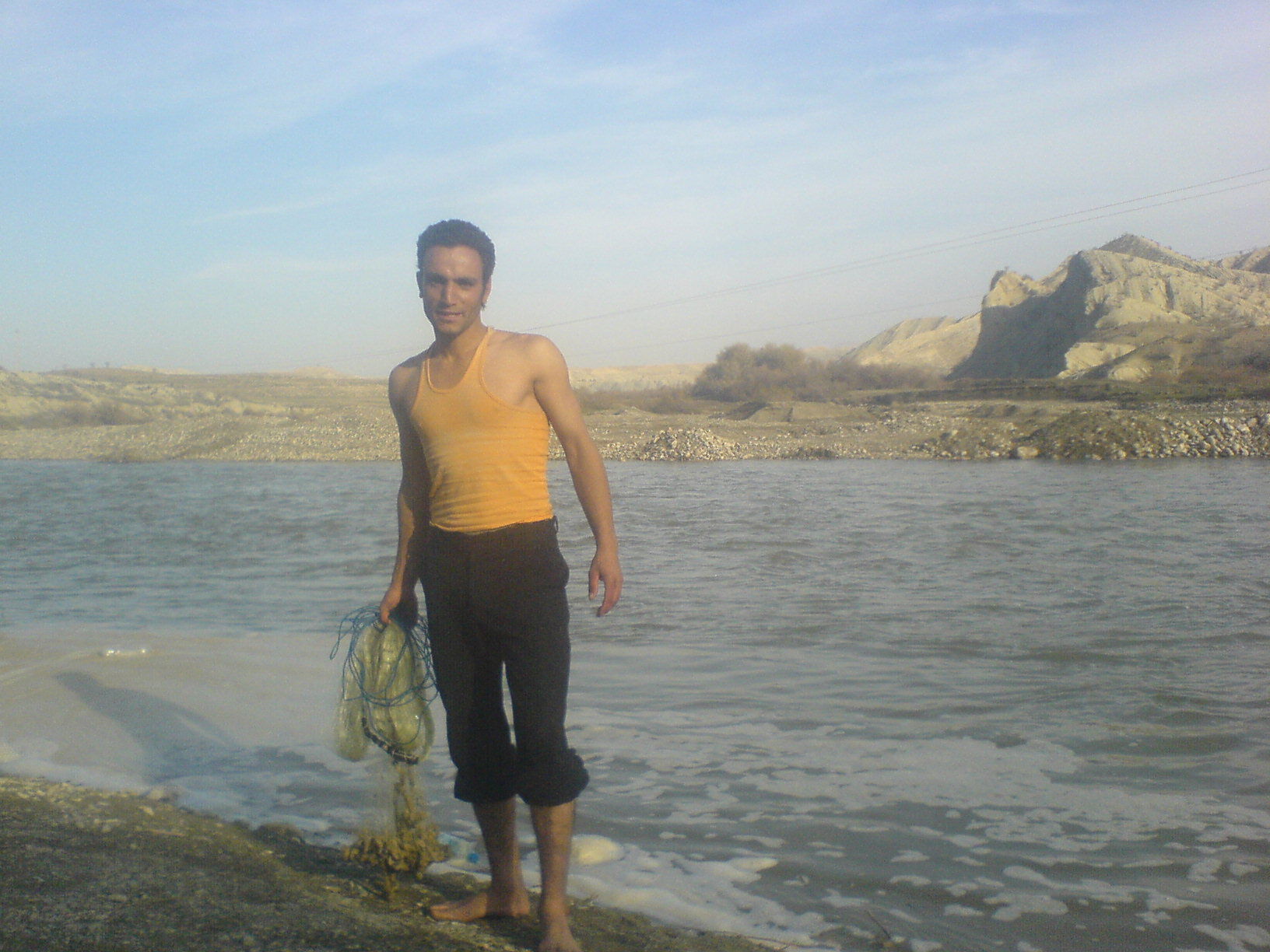 Fishing in Seymareh River, Ilam