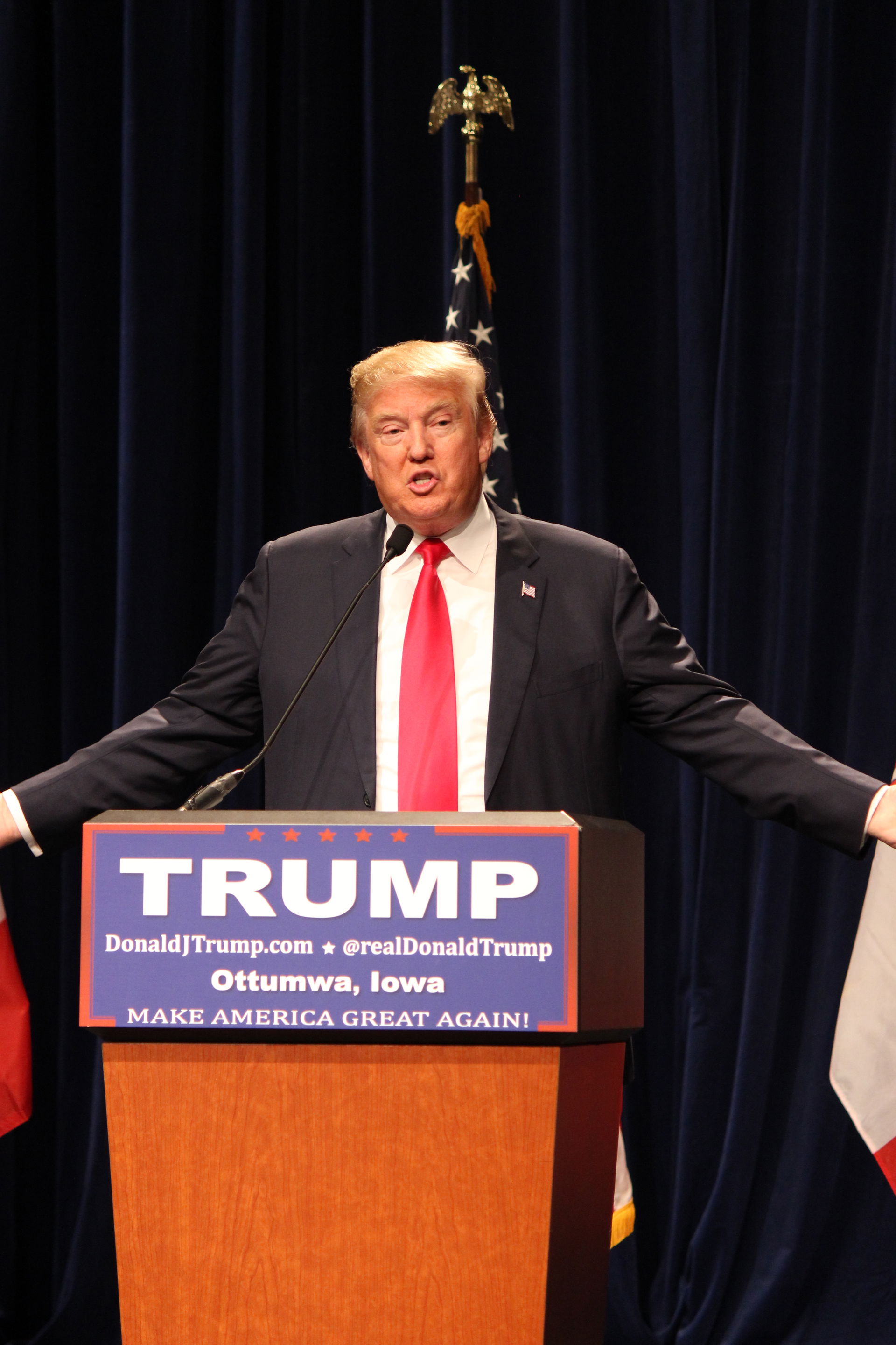 Donald Trump in Ottumwa, Iowa