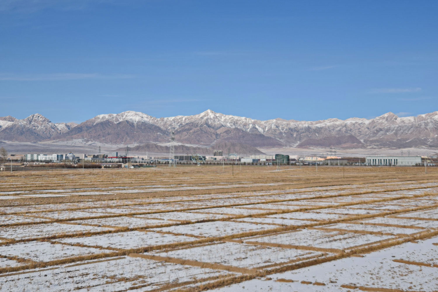 Delingha view from Qinghai-Tibet Railway