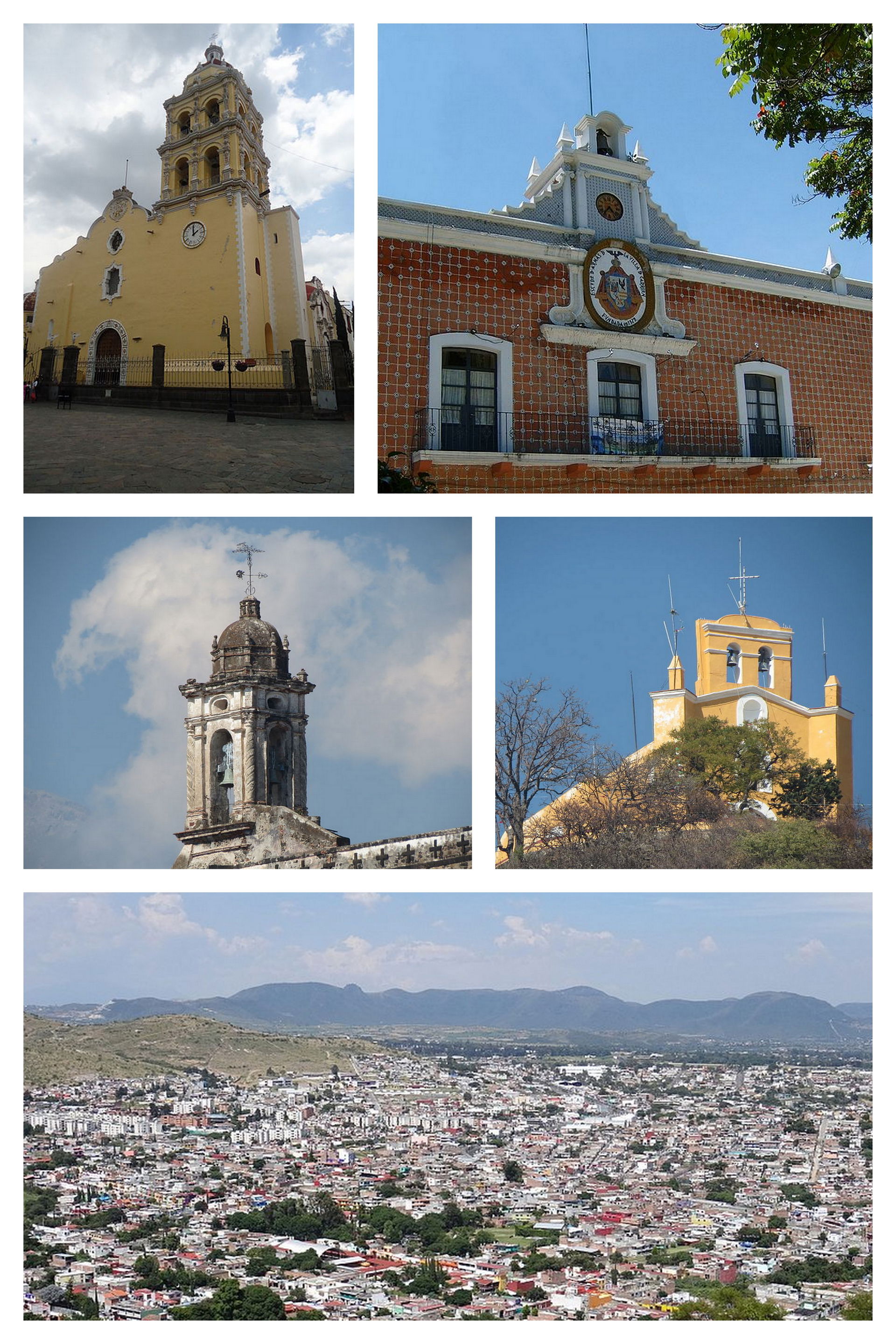 Montaje creado a partir de cinco imágenes en Wikimedia Commons:…