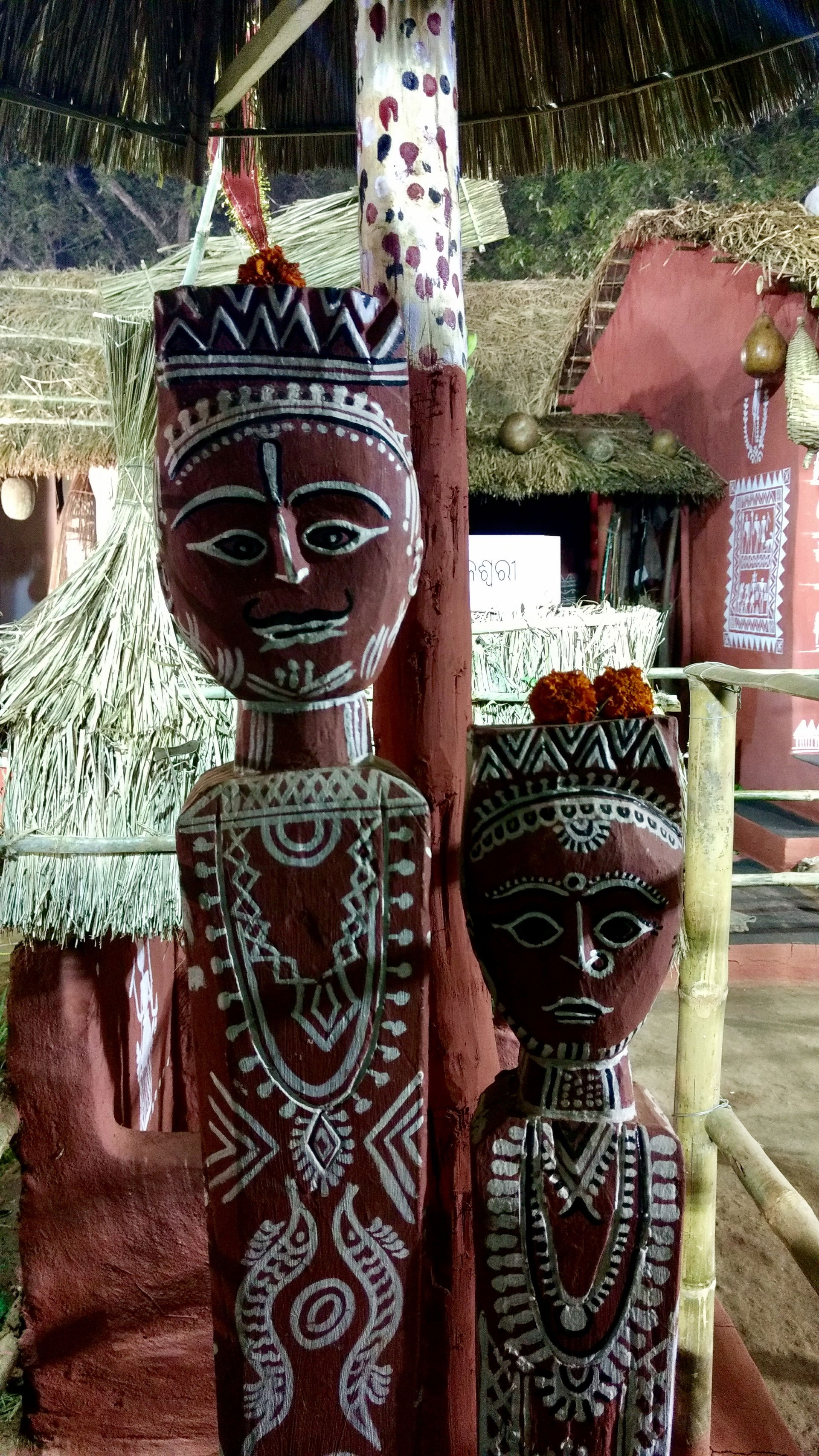 Roadside gods of the Hill Kharia tribe from Odisha. Image from …
