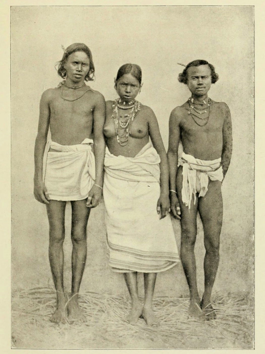 A photograph of Kharia people in 1903